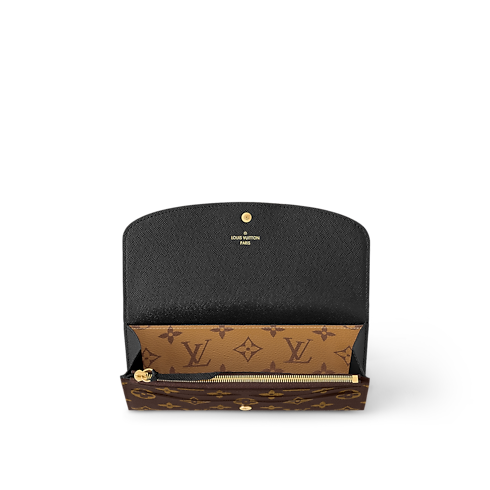 Monogram Reverse Small Leather Goods All Collections Emilie Wallet | Louis Vuitton ® (Product zoom)