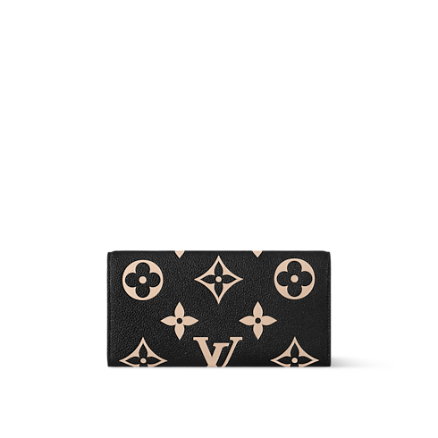 Bicolor Monogram Empreinte Leather Small Leather Goods Newness Emilie Wallet | Louis Vuitton ® (Product zoom)