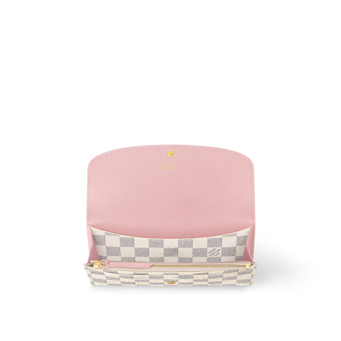 Damier Azur Canvas Small Leather Goods All Small Leather Goods Emilie Wallet | Louis Vuitton ® (Product zoom)