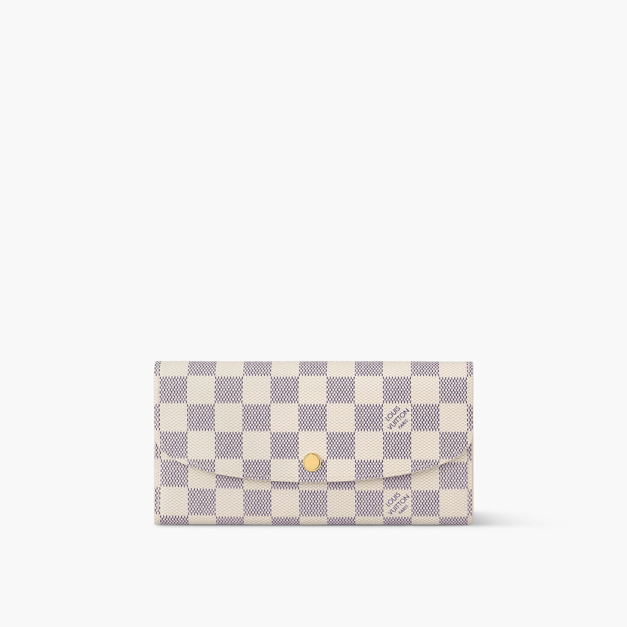 Louis Vuitton Damier Azur Wallet Emilie Wallet Damier Azur Canvas