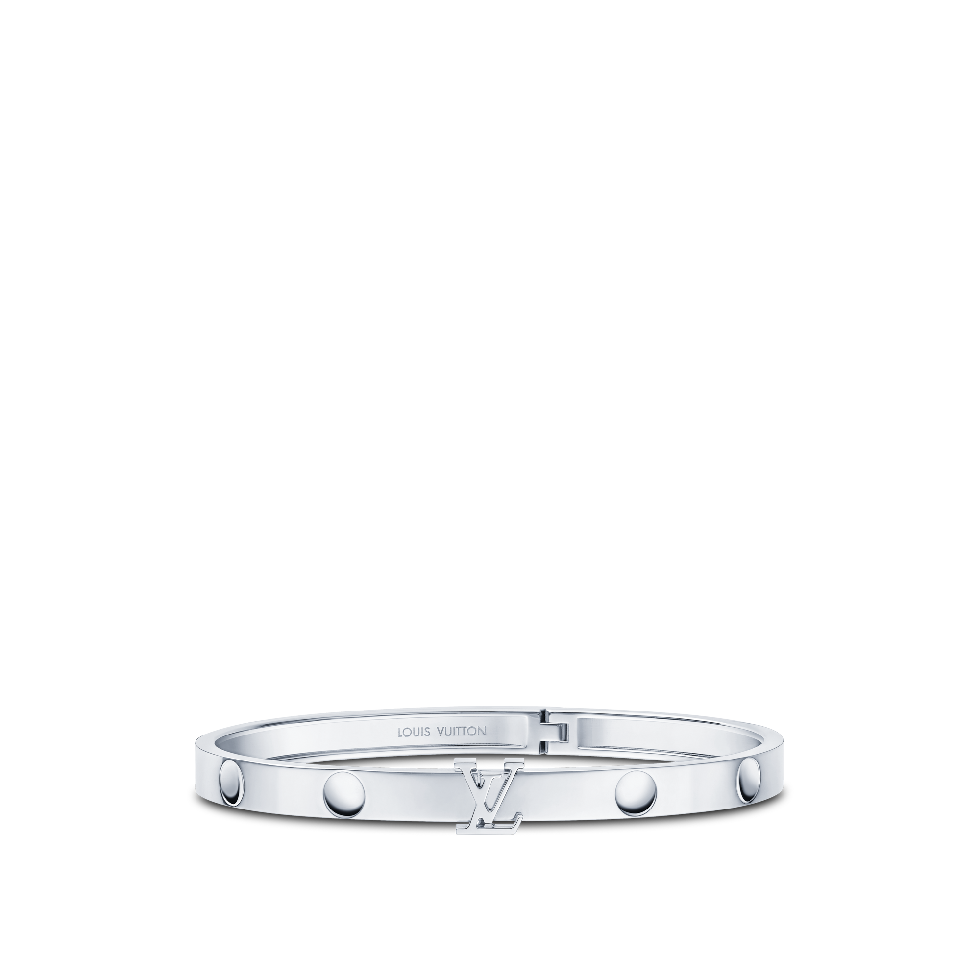  Jewelry Bracelets Empreinte Bangle, White Gold | Louis Vuitton ® (Product zoom)