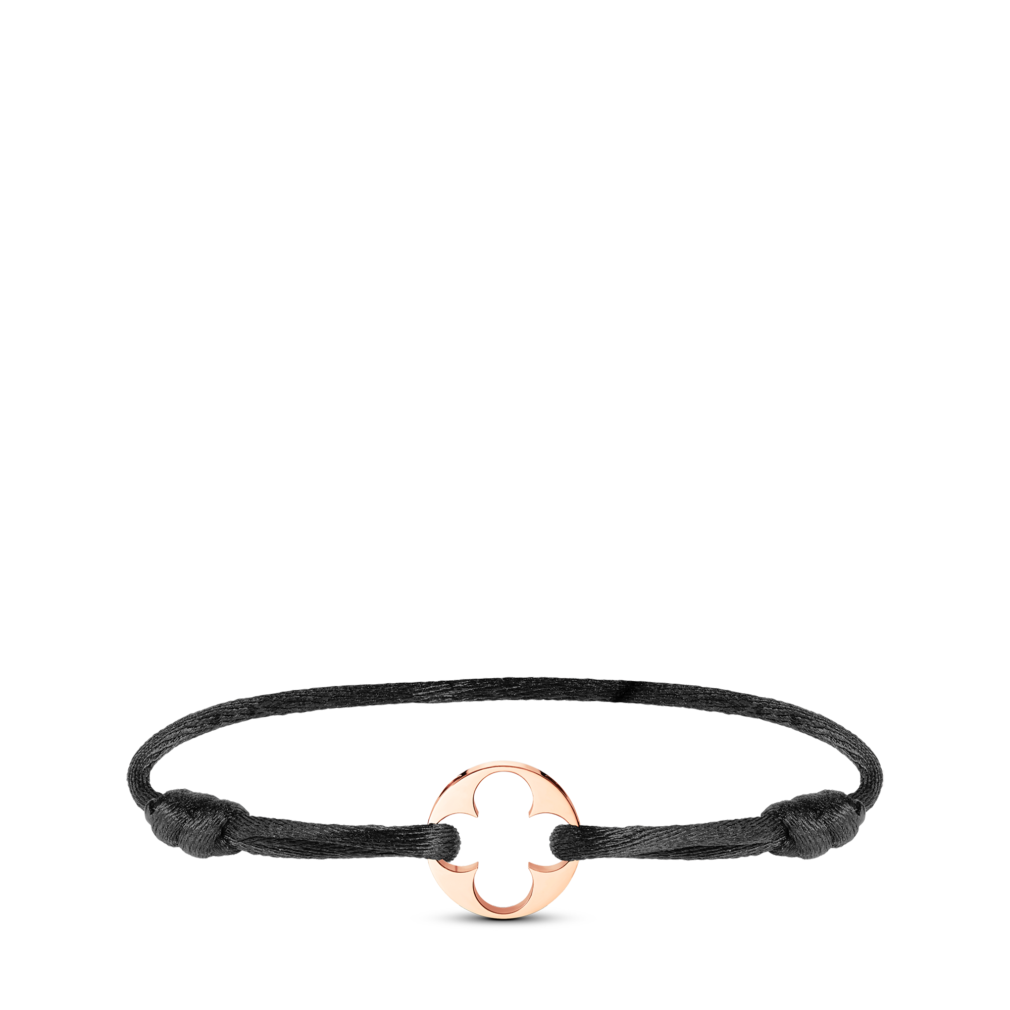 Empreinte Cord Bracelet, Pink Gold