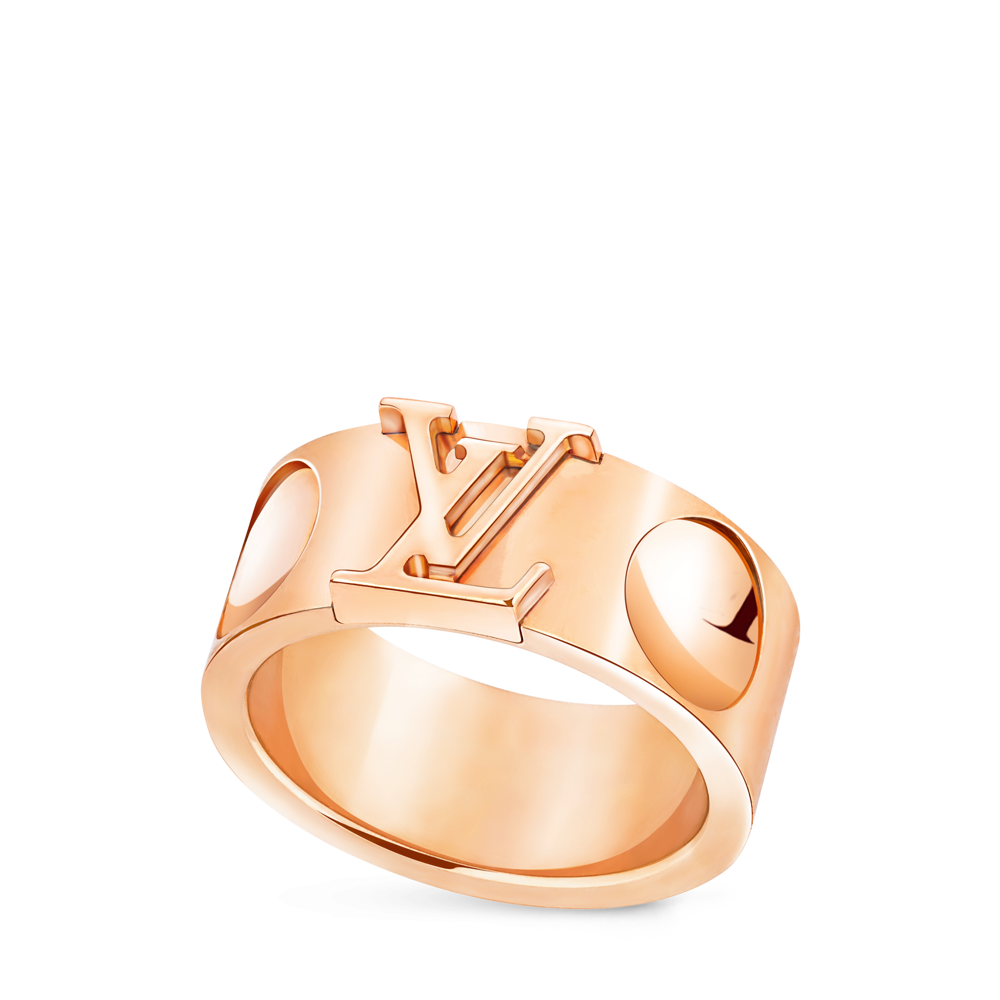  Categories All Fine Jewelry Empreinte Large Ring, Pink Gold | Louis Vuitton ® (Product zoom)