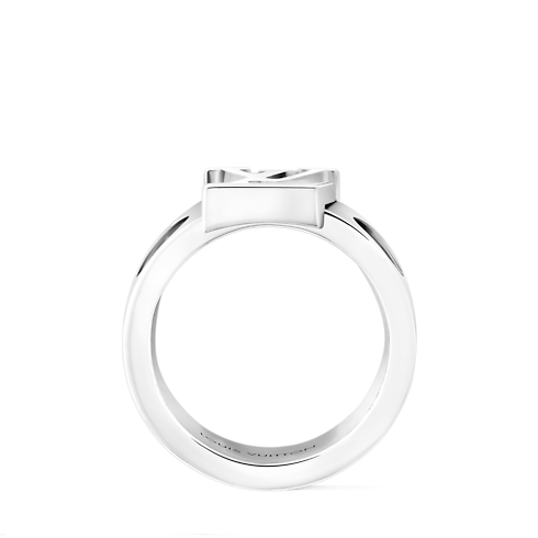 Categories All Fine Jewelry Empreinte Large Ring, White Gold | Louis Vuitton ® (Product zoom)