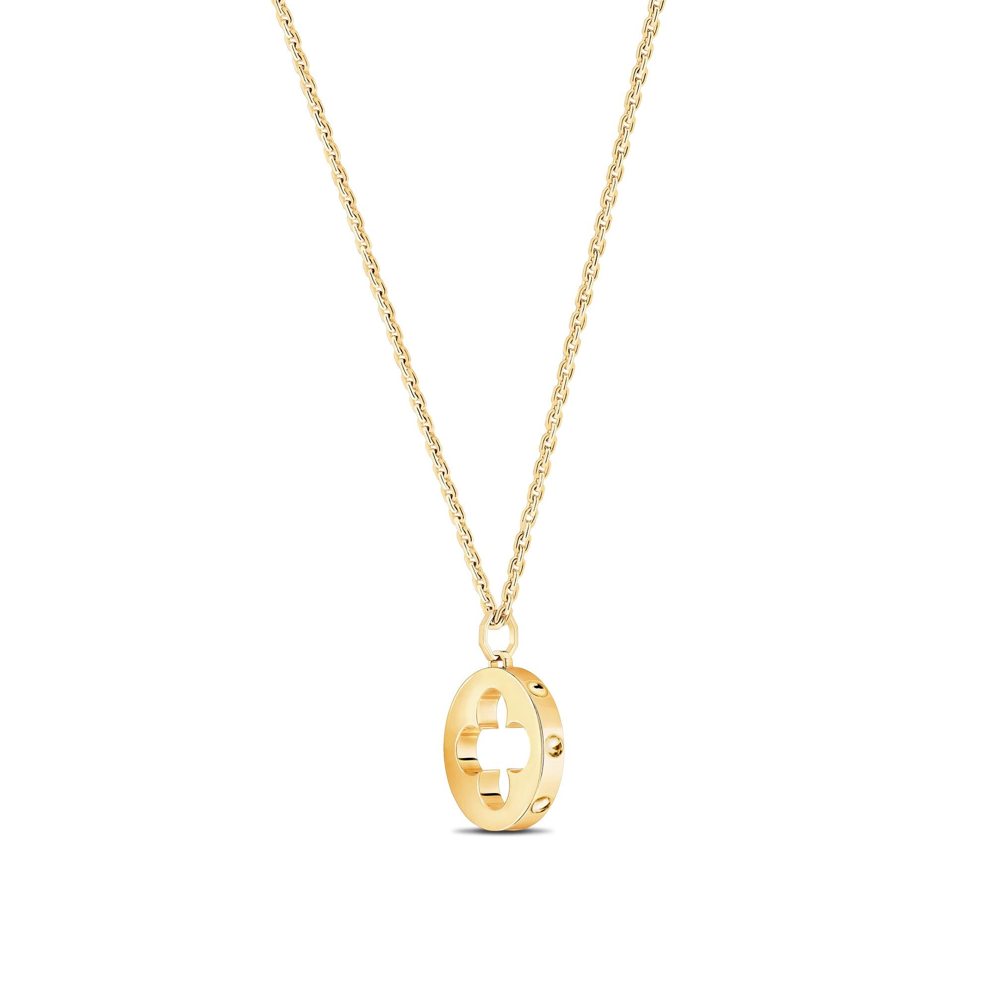  Categories Necklaces and Pendants  Empreinte Medallion, Yellow Gold | Louis Vuitton ® (Product zoom)