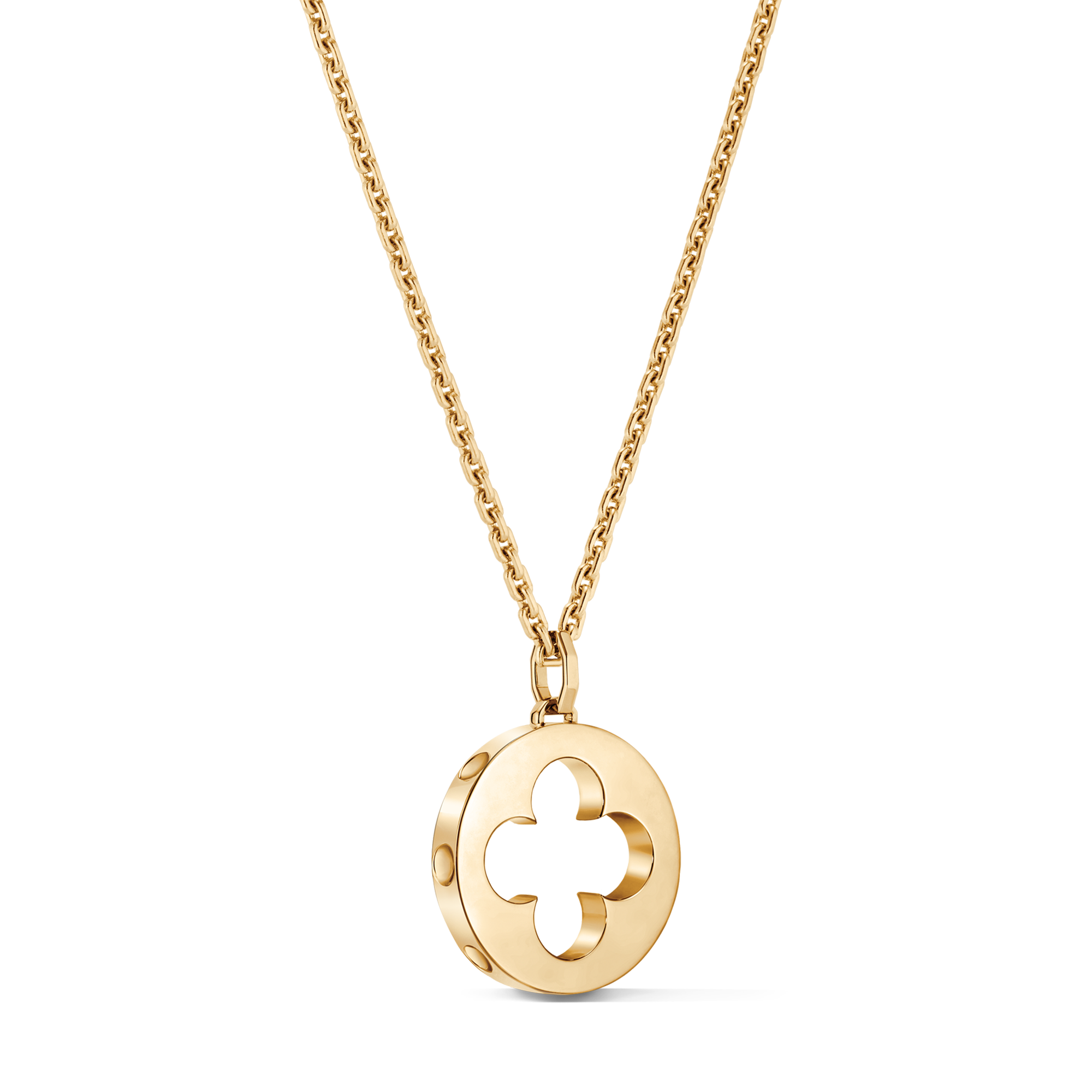  Categories Necklaces and Pendants  Empreinte Medallion, Yellow Gold | Louis Vuitton ® (Product zoom)