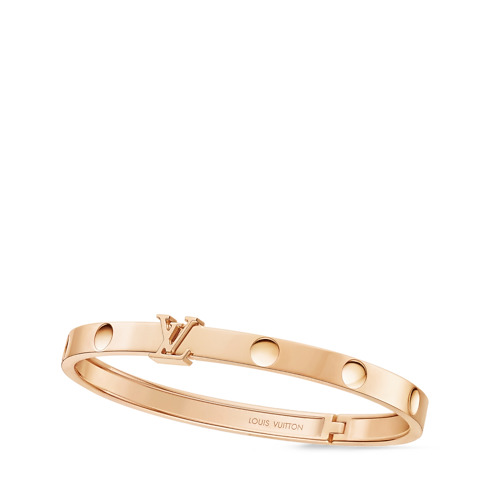 Jewelry Bracelets Empreinte Medium Bangle, Pink Gold | Louis Vuitton ® (Product zoom)