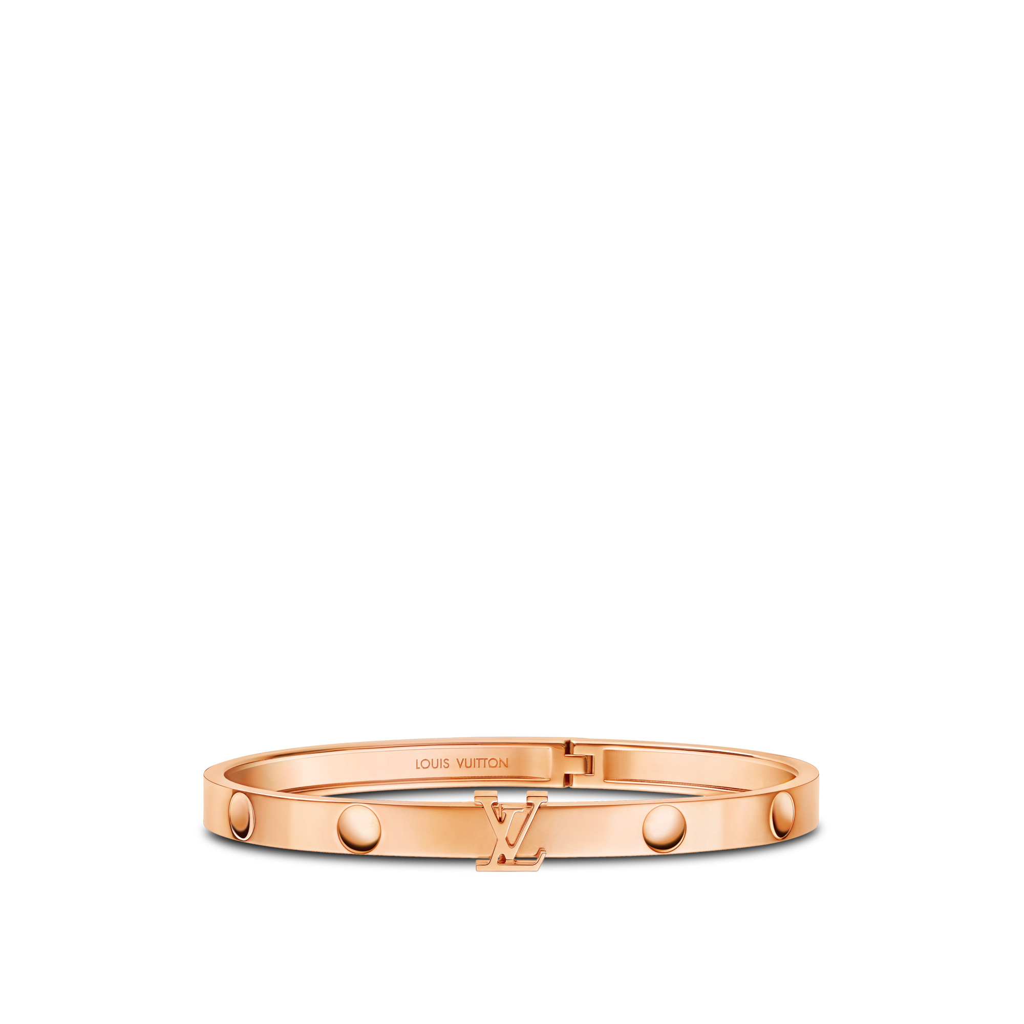  Jewelry Bracelets Empreinte Medium Bangle, Pink Gold | Louis Vuitton ® (Product zoom)