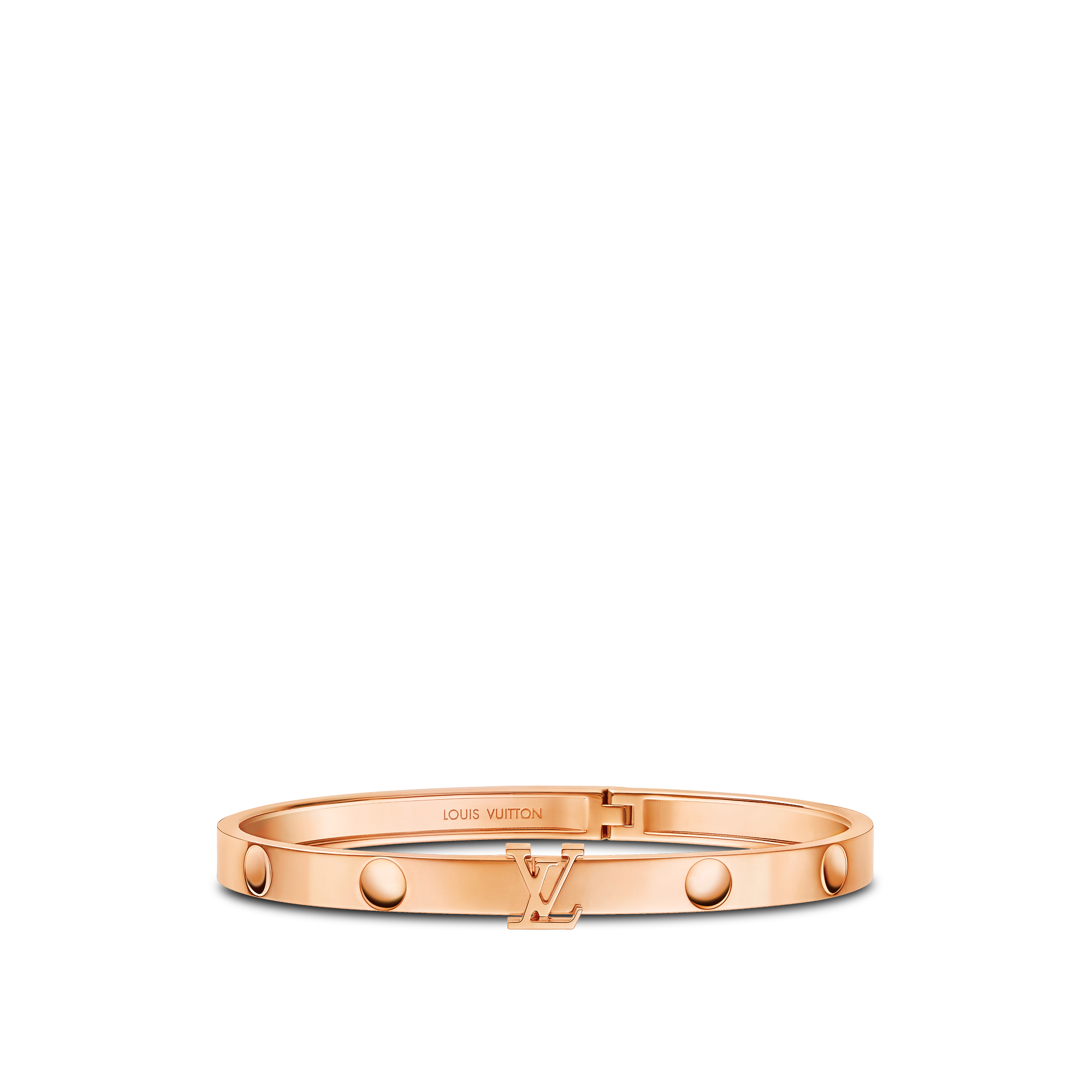 Empreinte Medium Bangle, Pink Gold