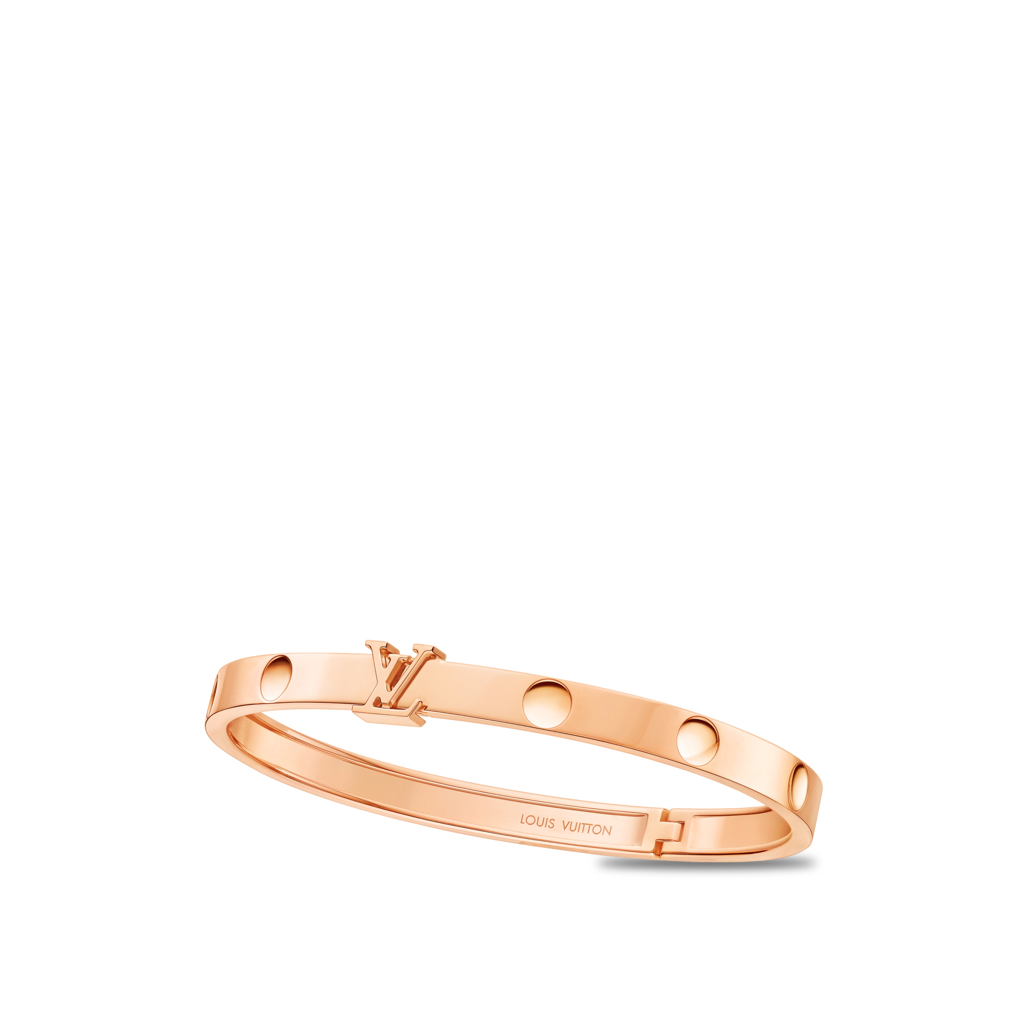  Jewelry Bracelets Empreinte Medium Bangle, Pink Gold | Louis Vuitton ® (Product zoom)