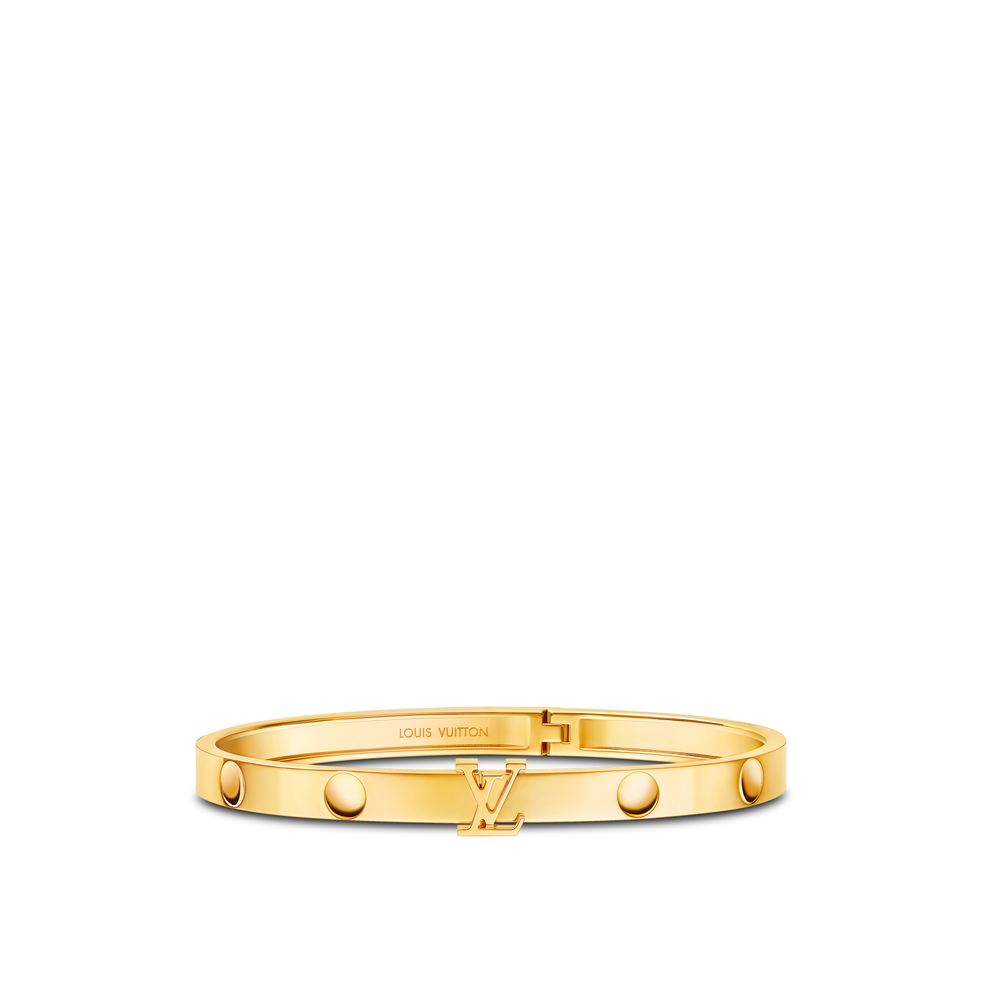  Jewelry Bracelets Empreinte Medium Bangle, Yellow Gold | Louis Vuitton ® (Product zoom)