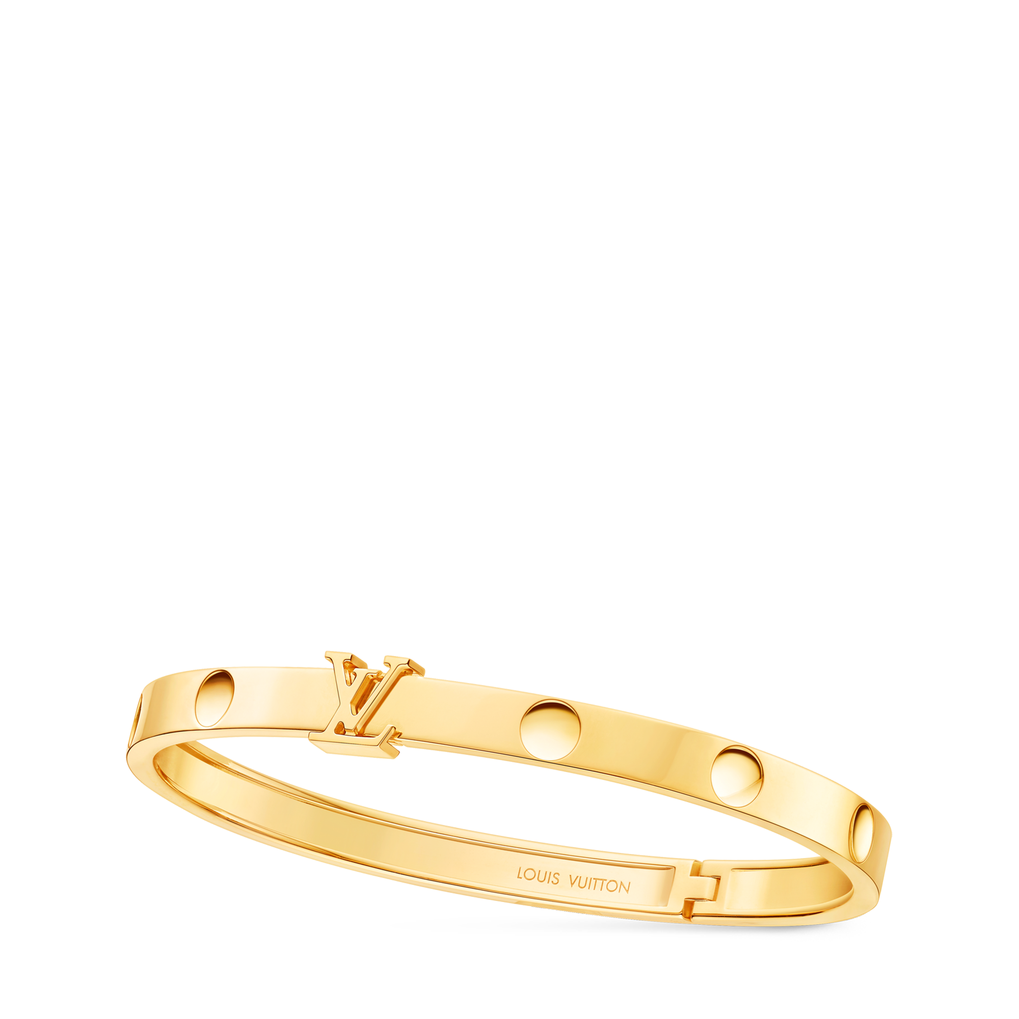  Jewelry Bracelets Empreinte Medium Bangle, Yellow Gold | Louis Vuitton ® (Product zoom)