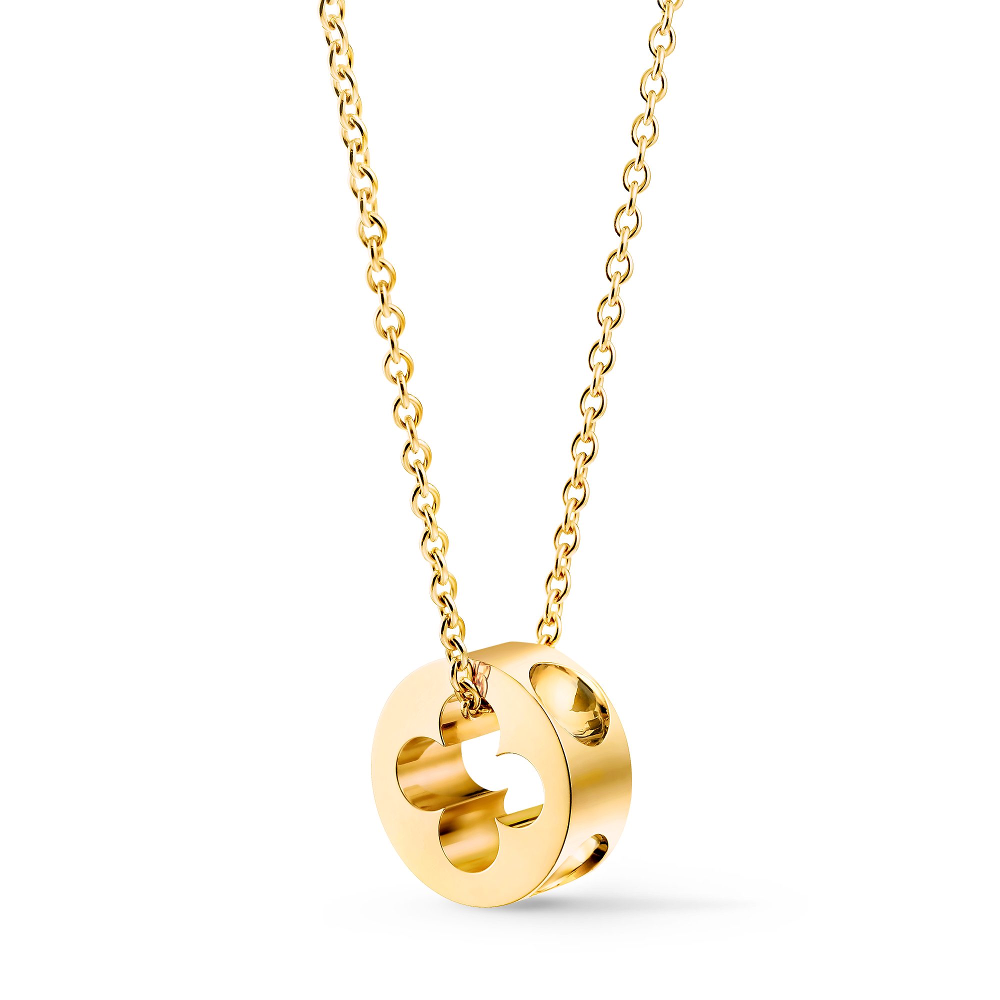 Empreinte Pendant, Yellow Gold