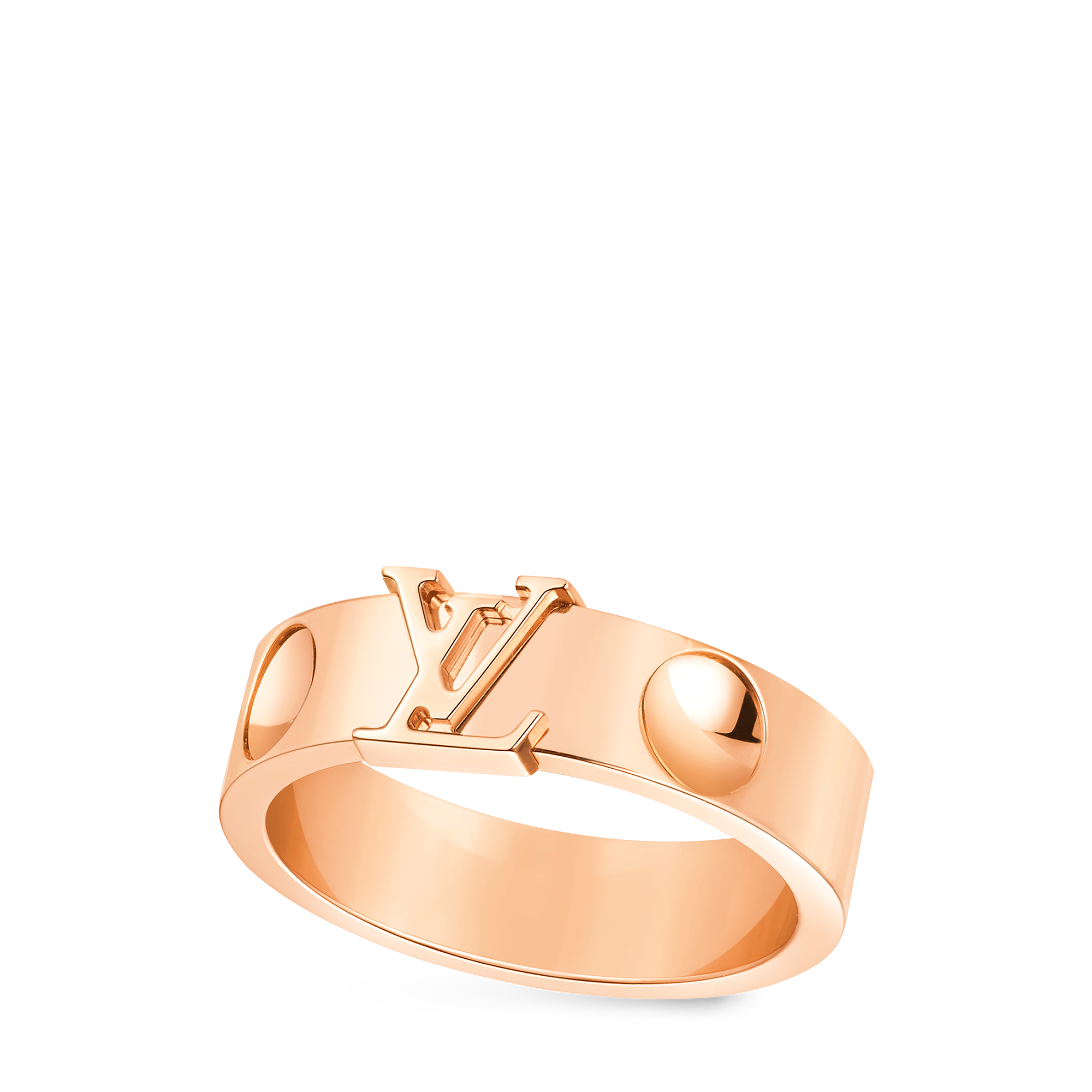  Discontinued Product Obs 12 Empreinte Ring, Pink Gold | Louis Vuitton ® (Product zoom)