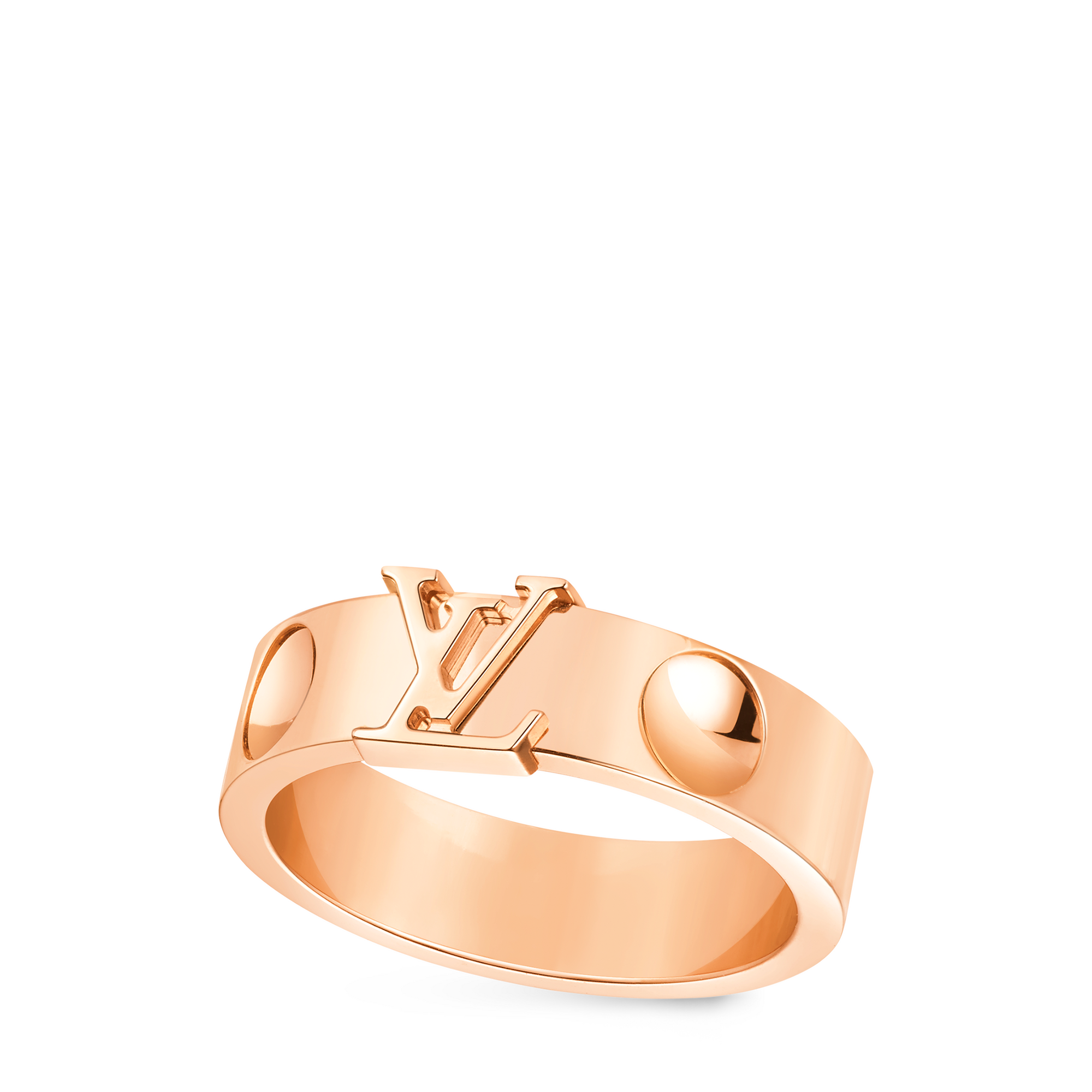 Discontinued Product Obs 12 Empreinte Ring, Pink Gold | Louis Vuitton ® (Product zoom)