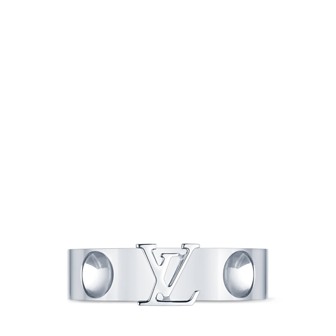 Discontinued Product Obs 12 Empreinte Ring, White Gold | Louis Vuitton ® (Product zoom)