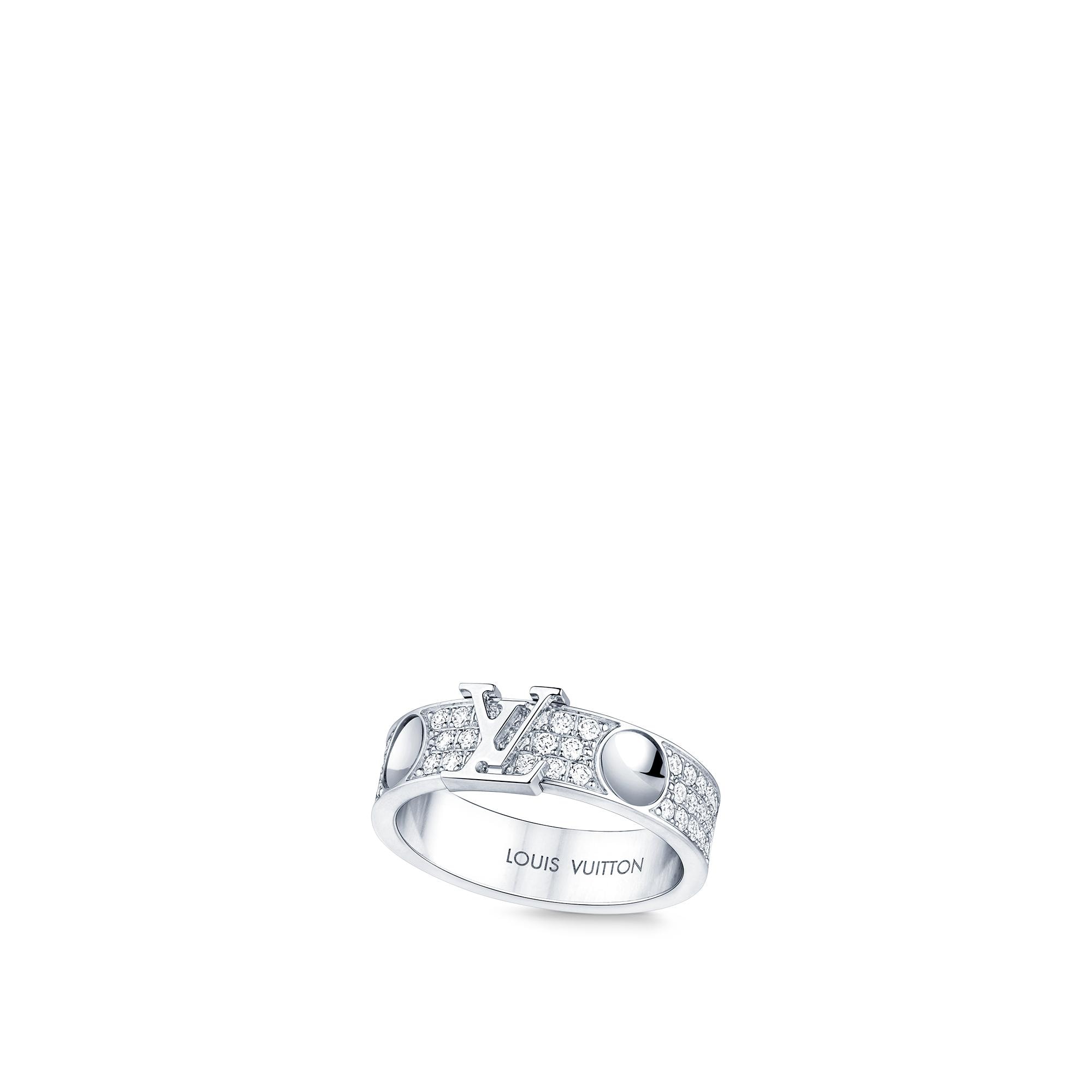  Categories Rings Empreinte Ring, White Gold and Diamonds | Louis Vuitton ® (Product zoom)