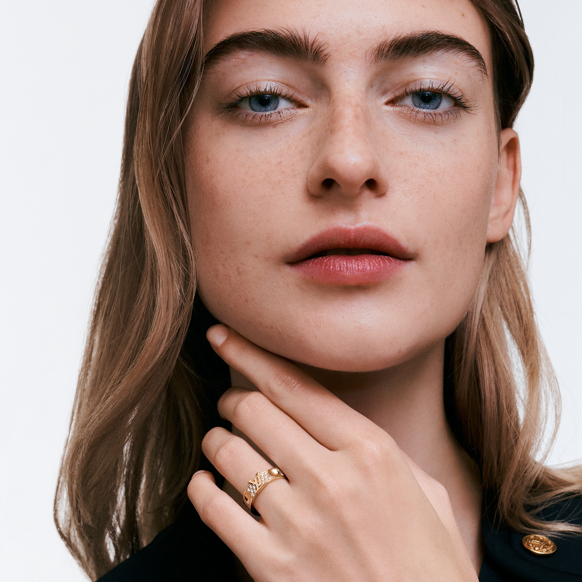  Categories All Fine Jewelry Empreinte Ring, Yellow Gold And Diamonds | Louis Vuitton ® (Product zoom)