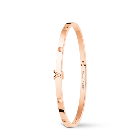 Categories Bracelets Empreinte Small Bangle, Pink Gold | Louis Vuitton ® (Product zoom)
