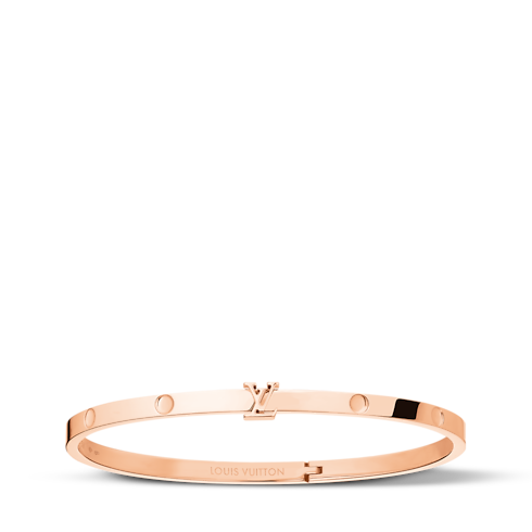 Categories Bracelets Empreinte Small Bangle, Pink Gold | Louis Vuitton ® (Product zoom)