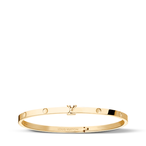 Categories Bracelets Empreinte Small Bangle, Yellow Gold | Louis Vuitton ® (Product zoom)