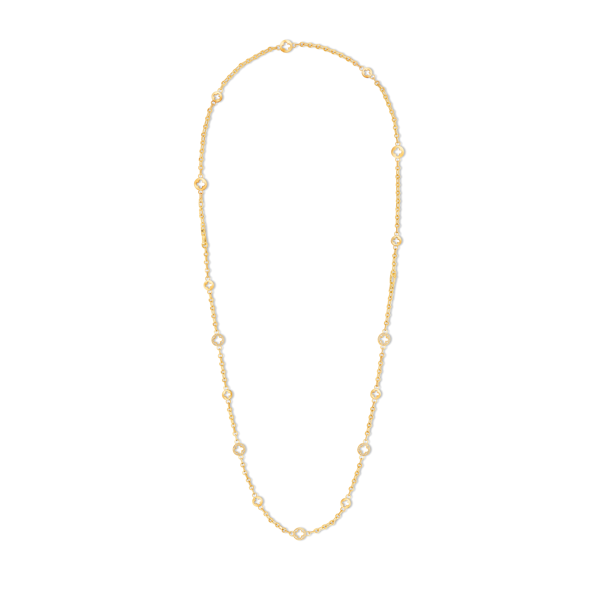 Empreinte Transformable Sautoir, Yellow Gold And Diamonds