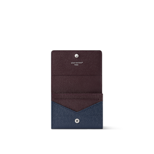 Taiga Leather Men's Small Leather Goods Card Holders Envelope Business Card Holder | Louis Vuitton ® (Product zoom)