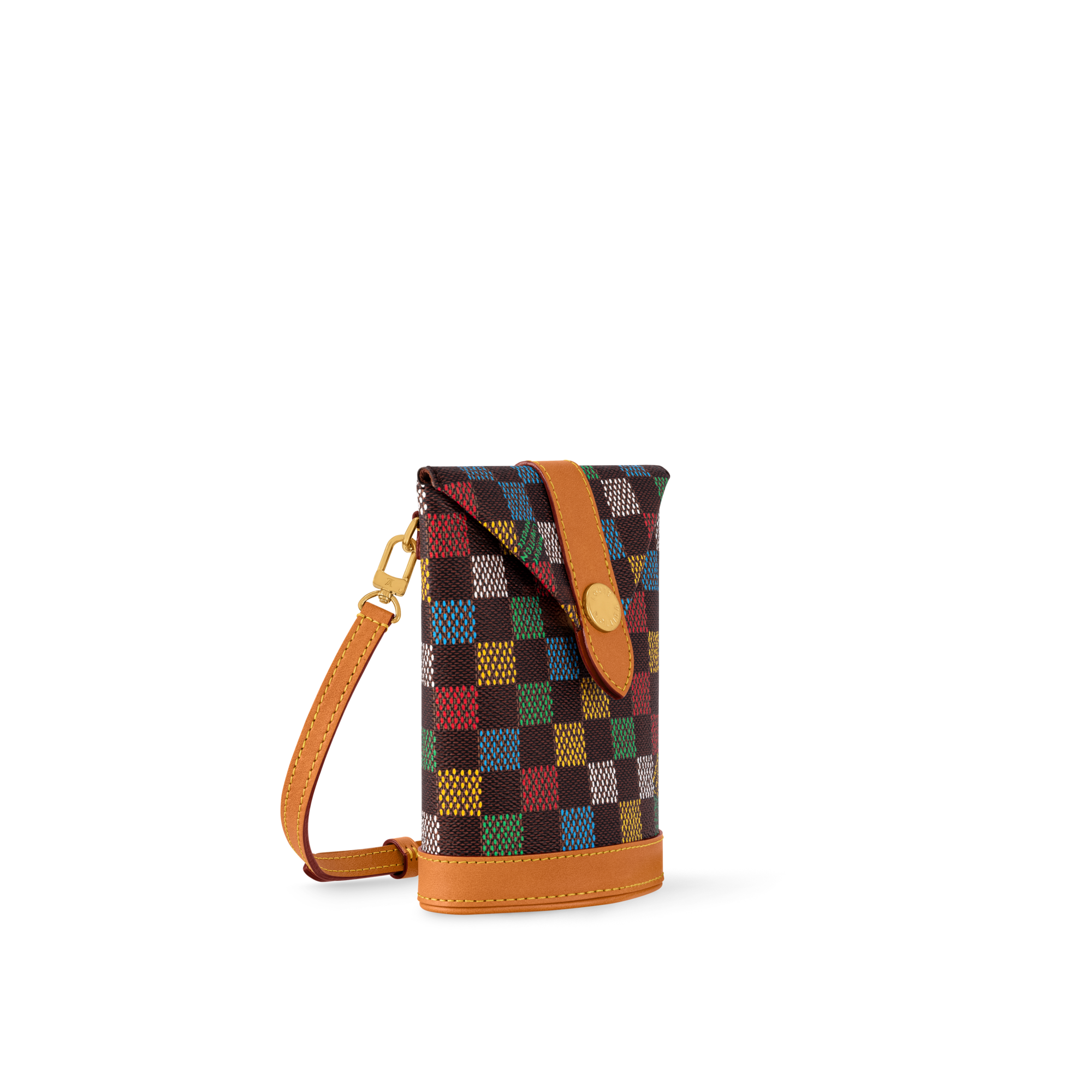 Damier Ebene Small Leather Goods Mini Bags Envelope Pouch | Louis Vuitton ® (Product zoom)