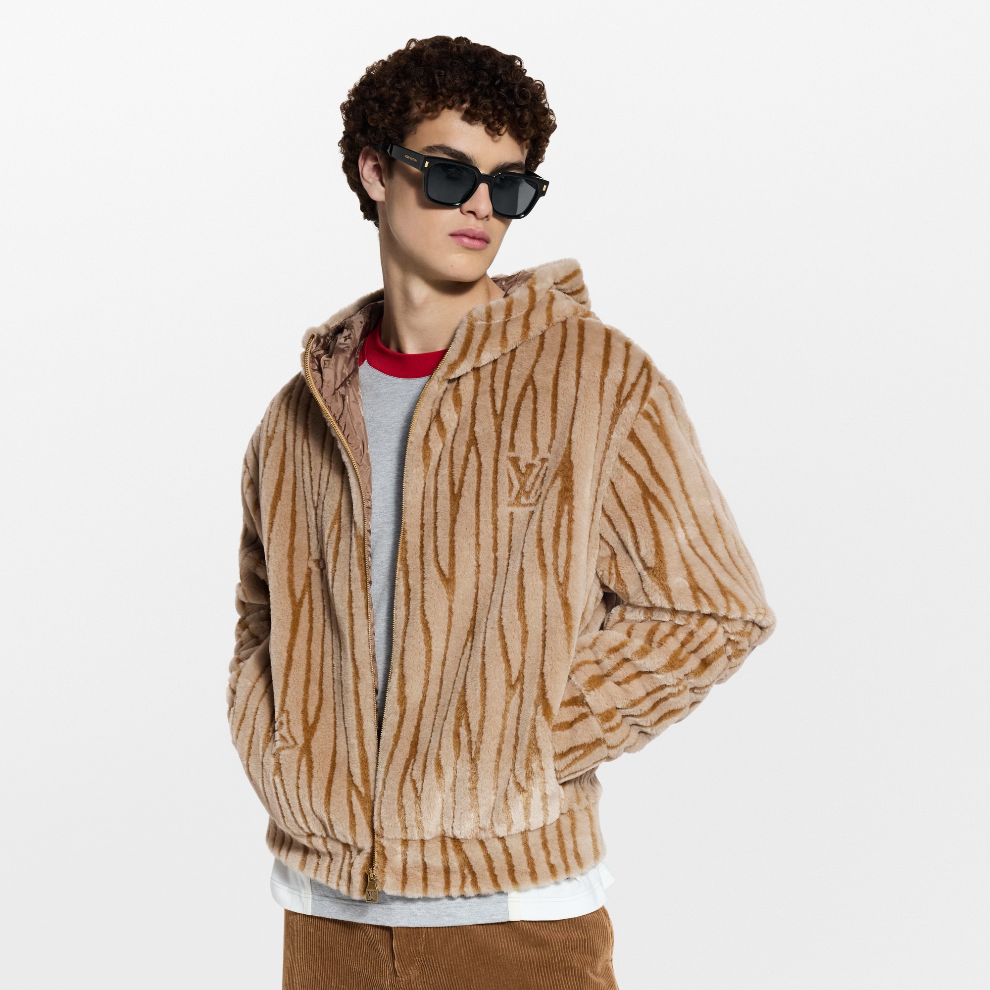  For Men LV Ski Epi  Fleece Hooded  Blouson | Louis Vuitton ® (Product zoom)