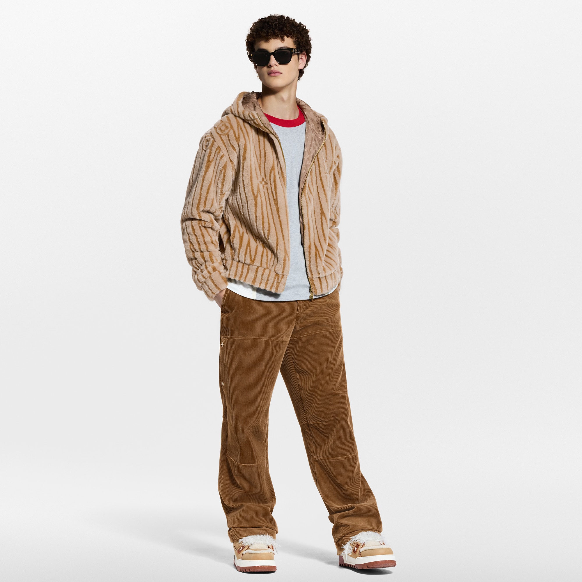  For Men LV Ski Epi  Fleece Hooded  Blouson | Louis Vuitton ® (Product zoom)