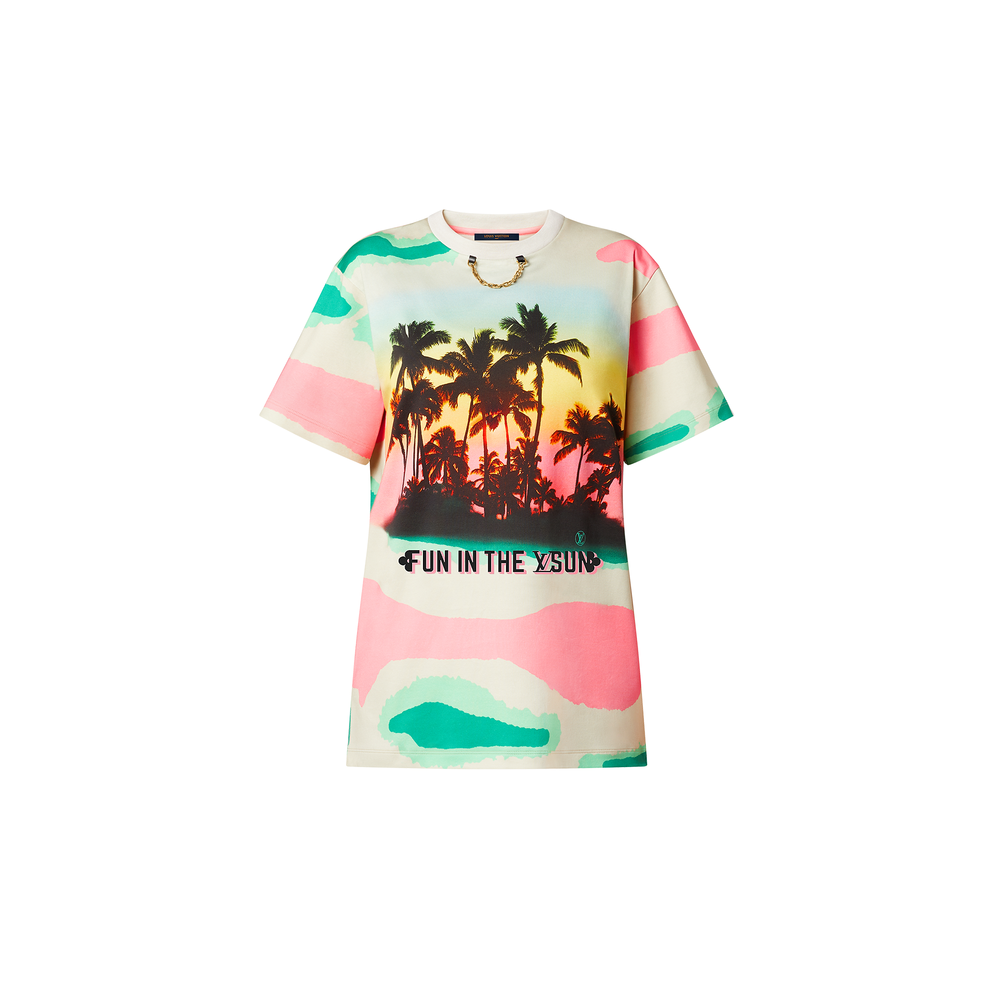 Epi Print Palm Tree T-Shirt