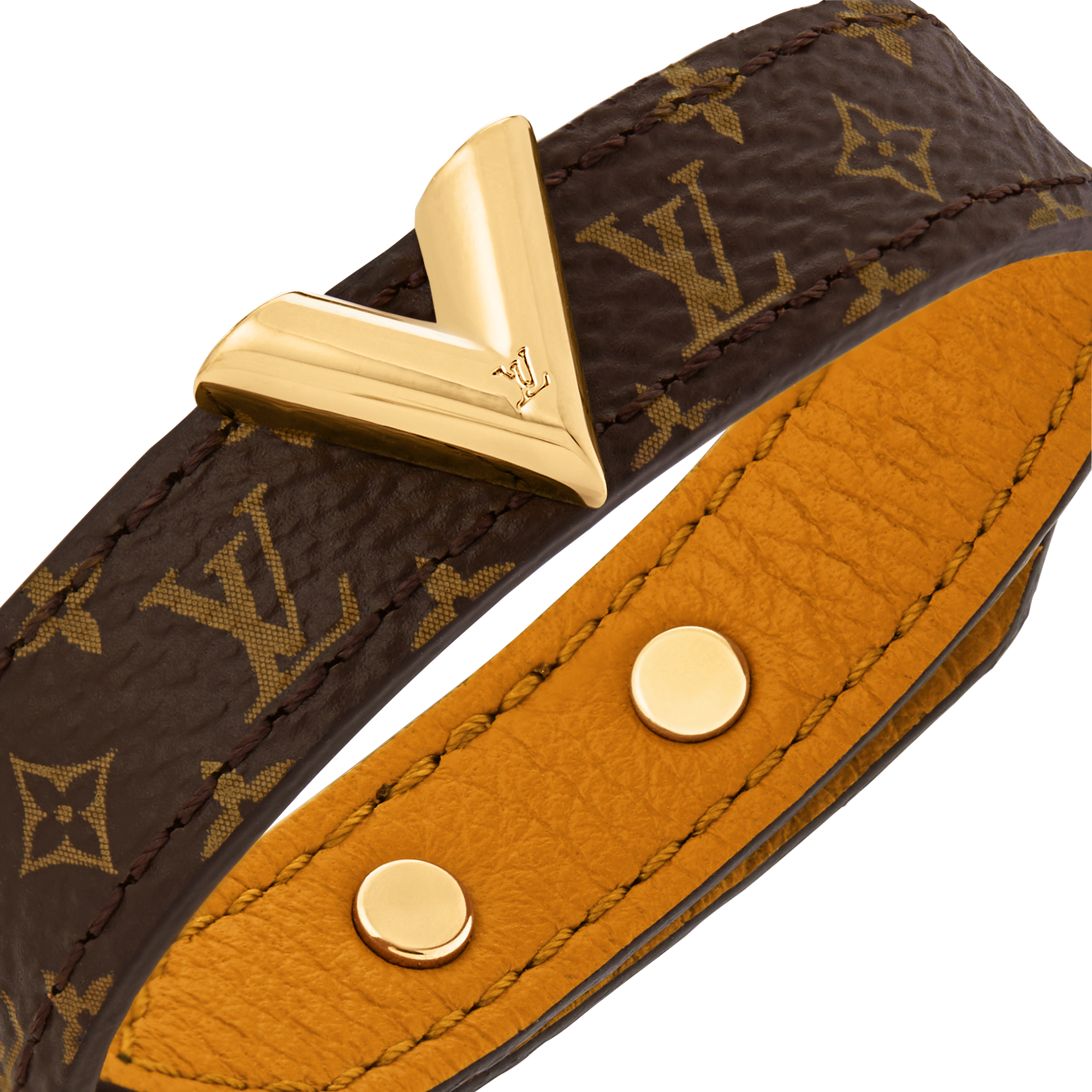 Other Monogram Canvas Accessories Leather Bracelets Essential V Bracelet | Louis Vuitton ® (Product zoom)