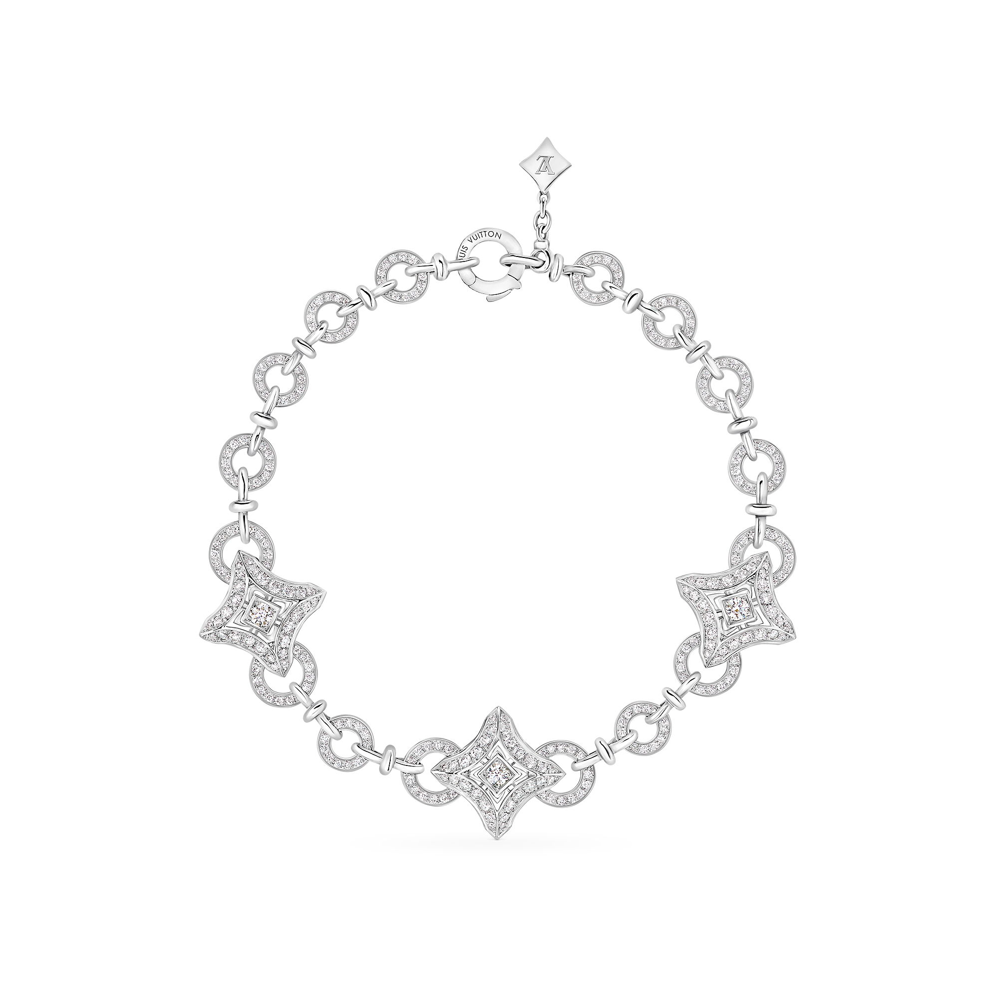 Ever Blossom Bracelet, White Gold & Diamonds