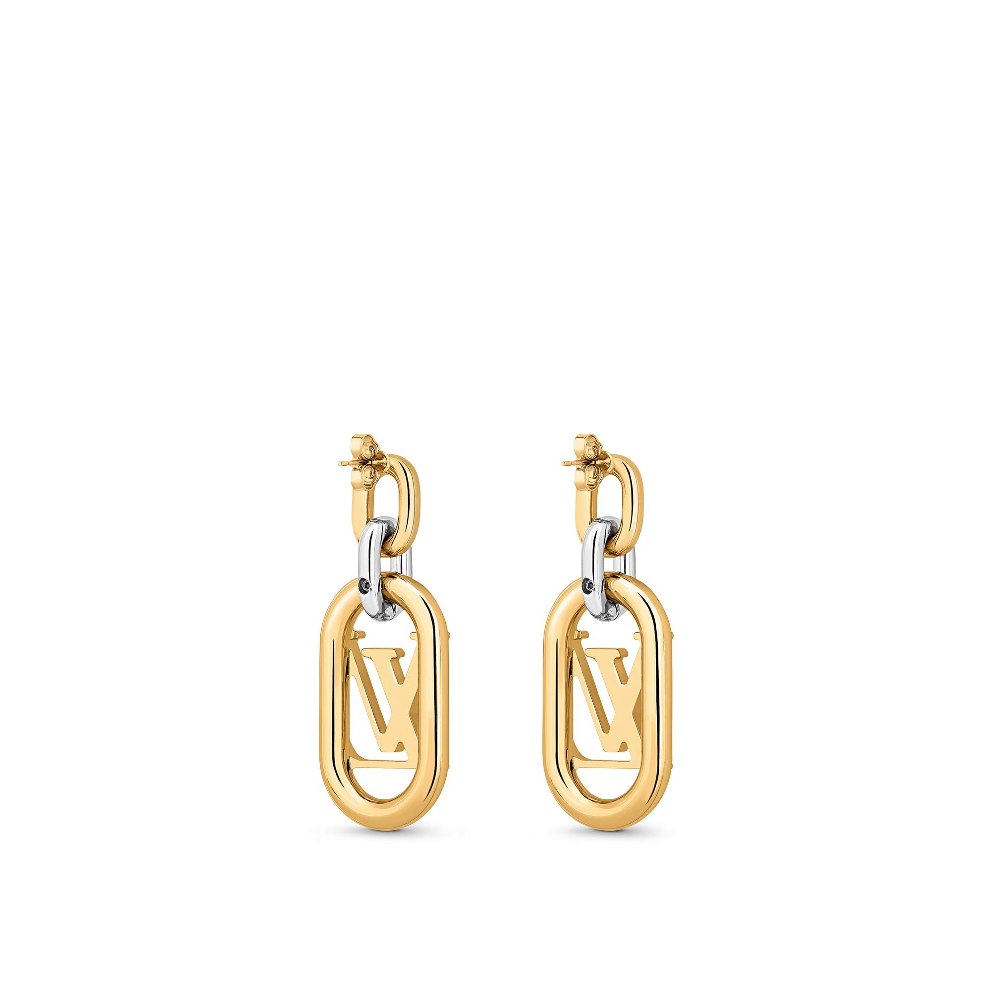 S00 Discontinued Product Obs 14 Everyday Chain LV Earrings | Louis Vuitton ® (Product zoom)