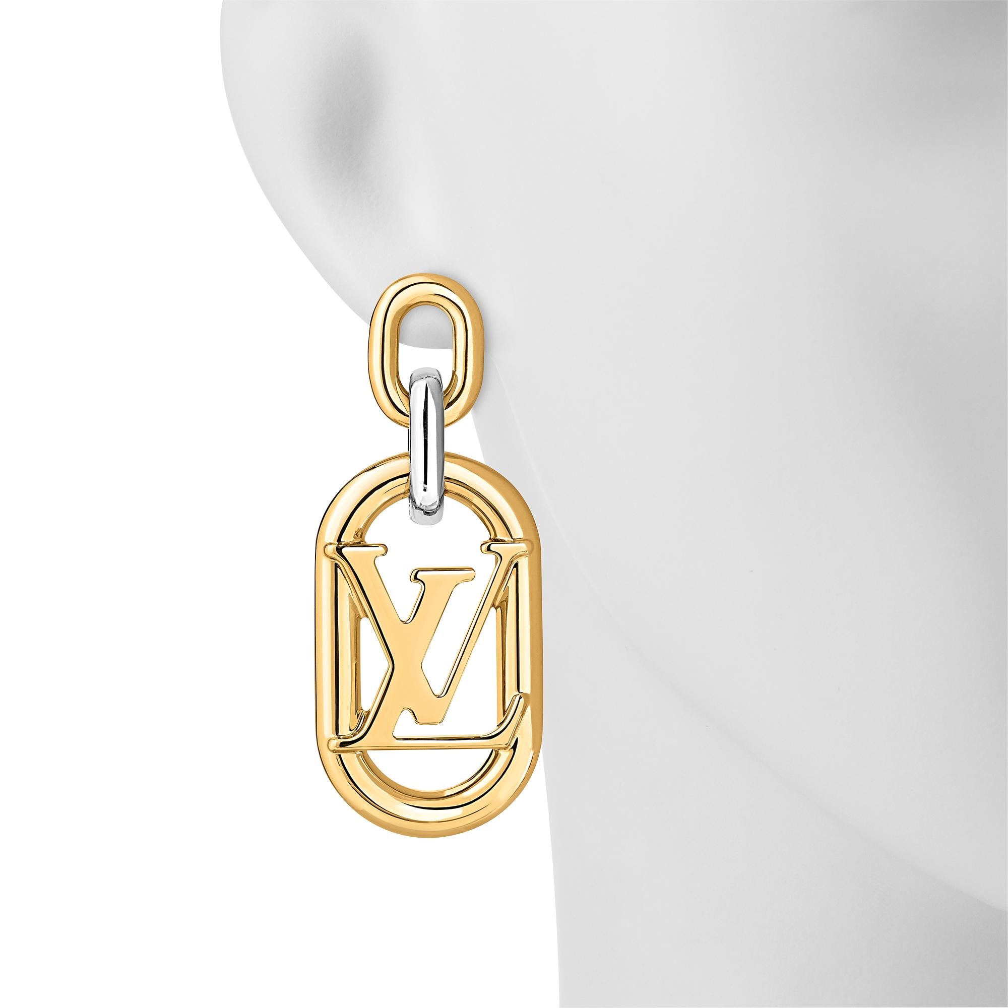 S00 Discontinued Product Obs 14 Everyday Chain LV Earrings | Louis Vuitton ® (Product zoom)
