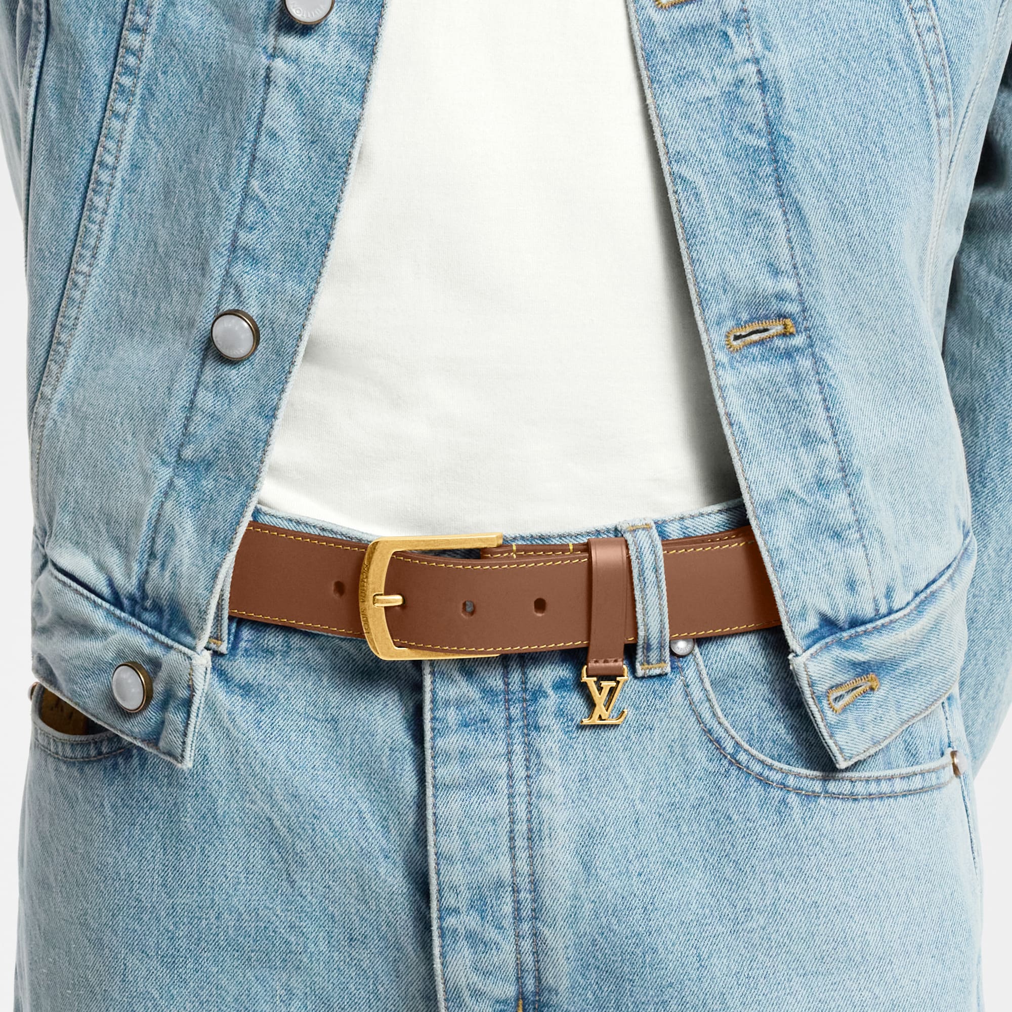  Accessories Belts Everyday Pin 35mm Belt | Louis Vuitton ® (Product zoom)