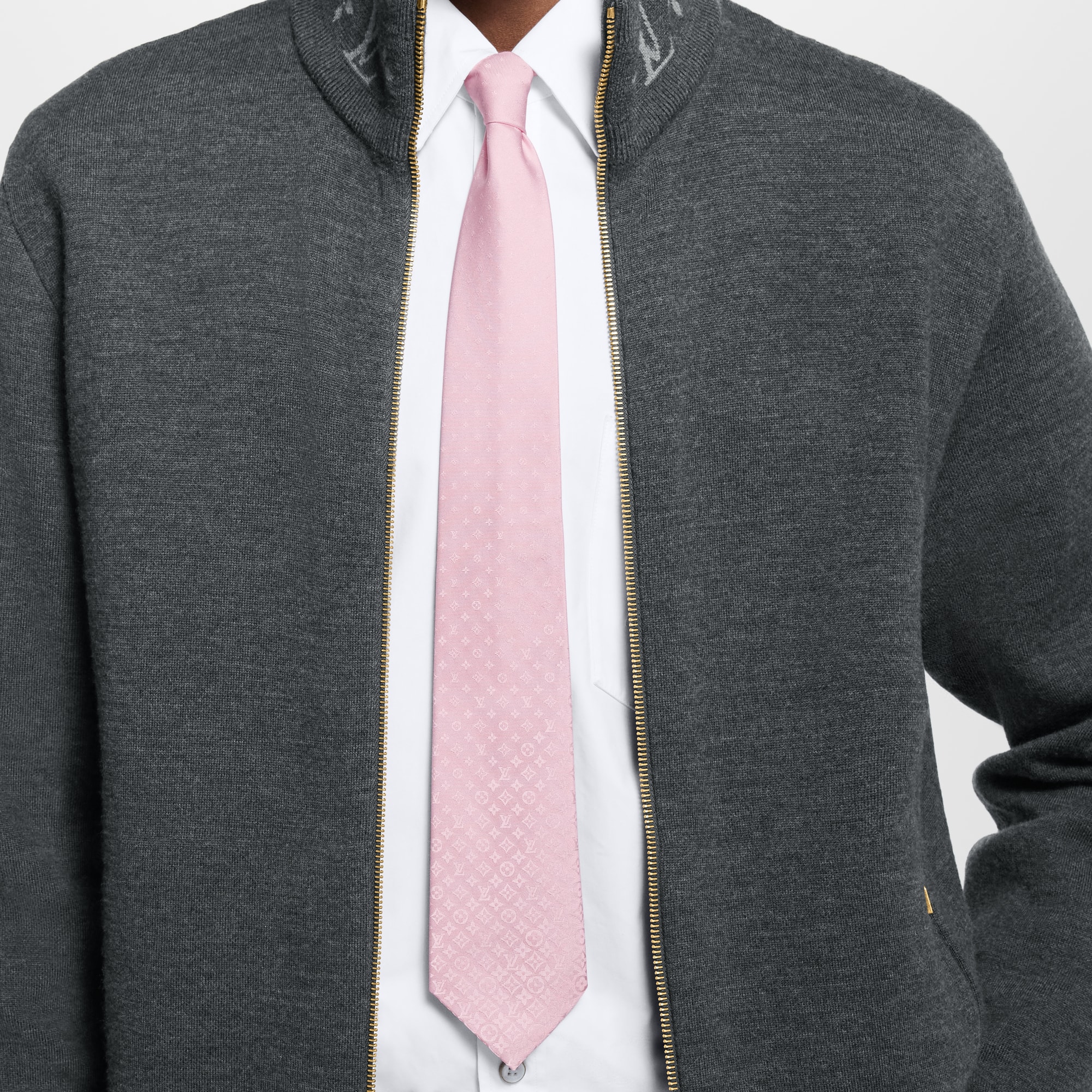 S00 Accessories Ties and Pocket Squares Fading Monogram Tie | Louis Vuitton ® (Product zoom)