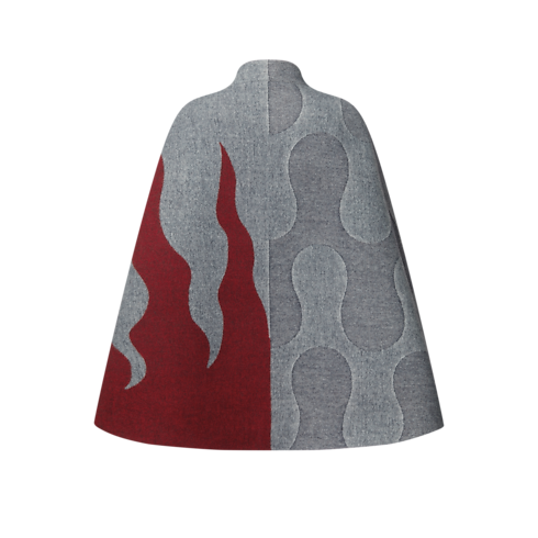 Ready-to-Wear Coats and Jackets Flame Jacquard Cape | Louis Vuitton ® (Product zoom)