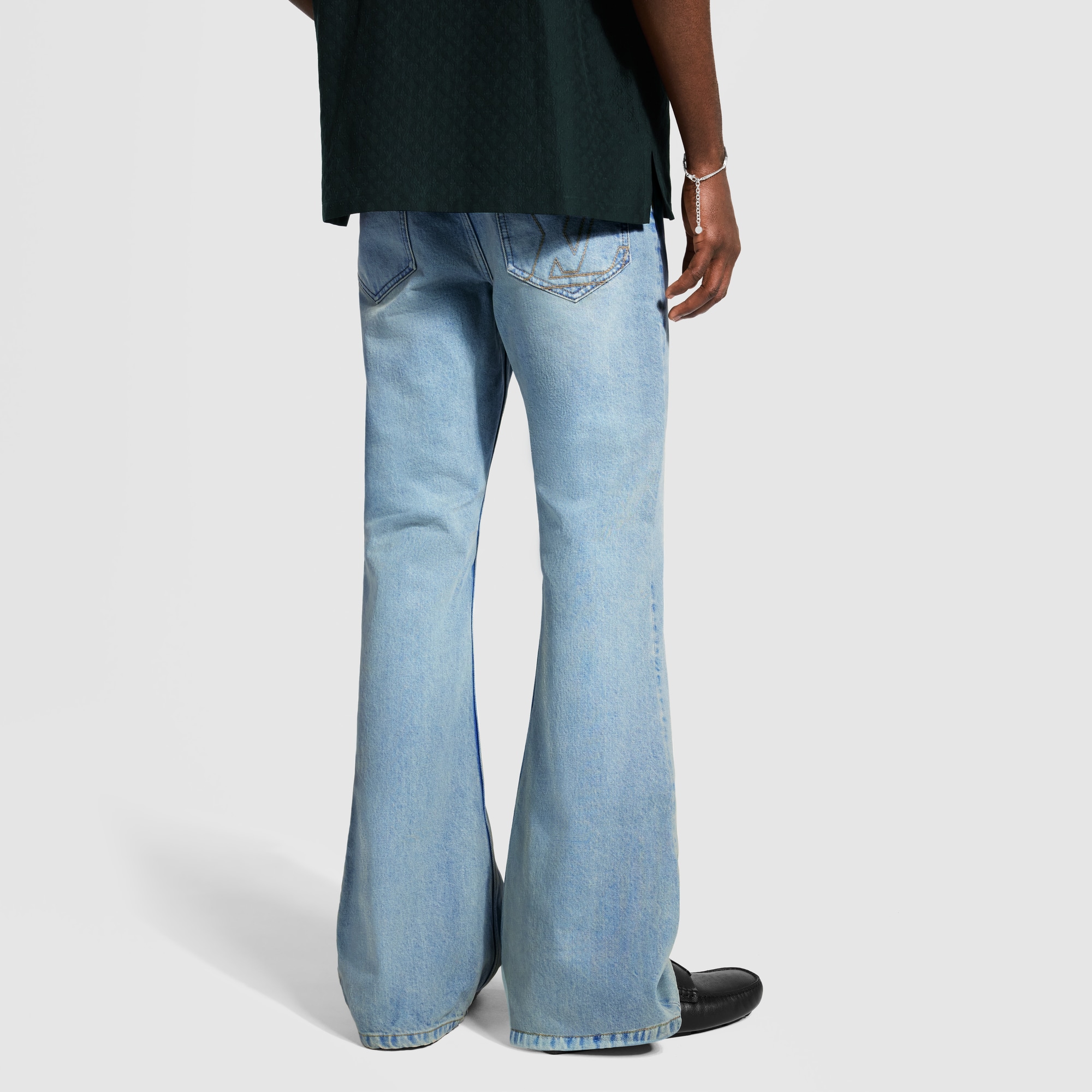 Flared Fit Denim Pants - Men - Ready-to-Wear | LOUIS VUITTON ®