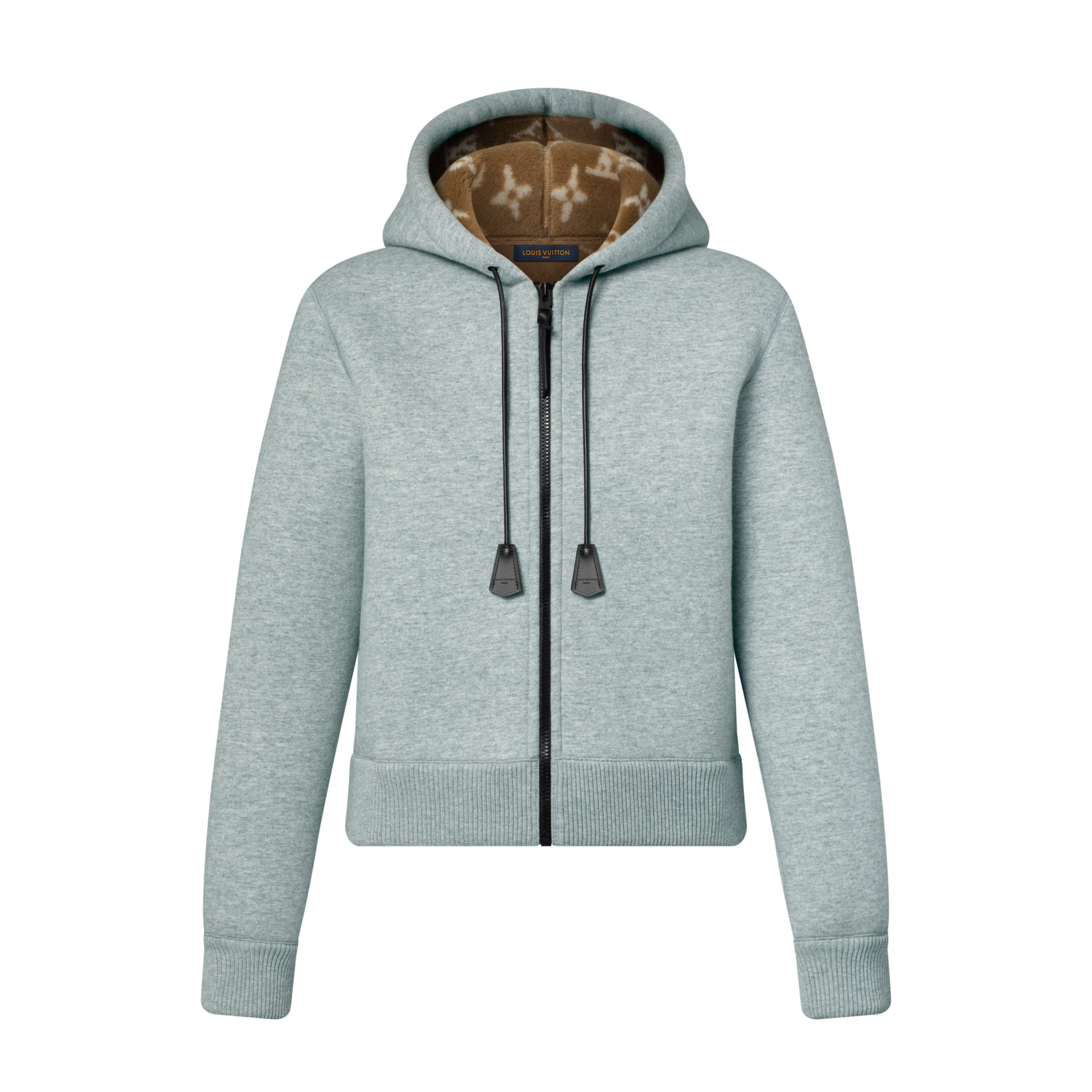  Ready-to-Wear Tops Fleece-Lined Zip-Up Hoodie | Louis Vuitton ® (Product zoom)
