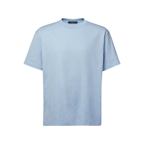 Ready-to-Wear T-Shirts and Polos Flock Print Gradient Signature T-Shirt | Louis Vuitton ® (Product zoom)