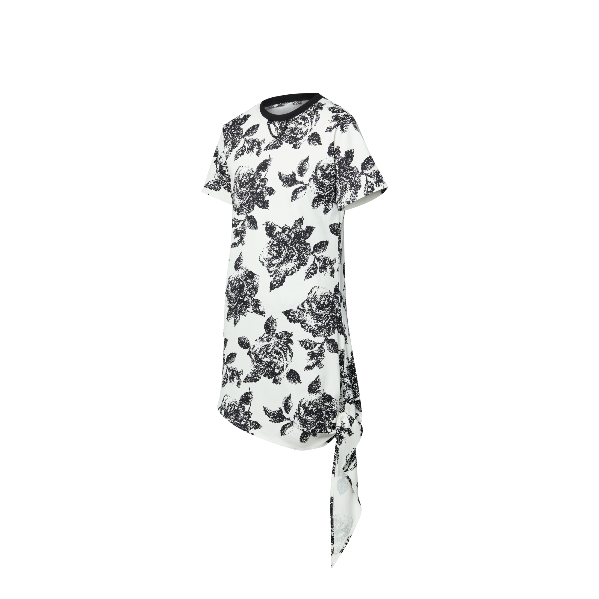  Ready-to-Wear Dresses Floral Knotted T-Shirt Dress | Louis Vuitton ® (Product zoom)