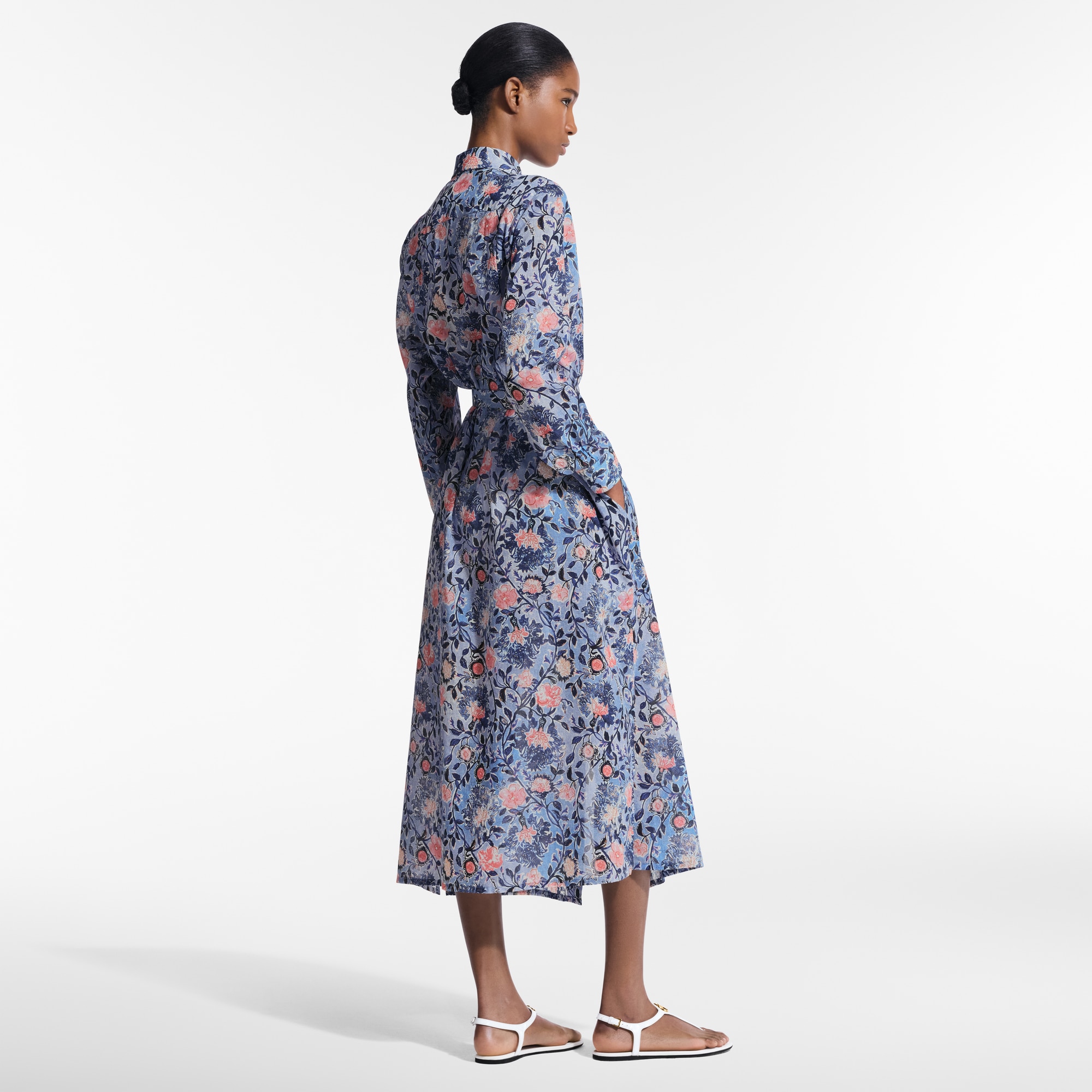  Ready-to-Wear Dresses Floral Vine Shirt Dress  | Louis Vuitton ® (Product zoom)