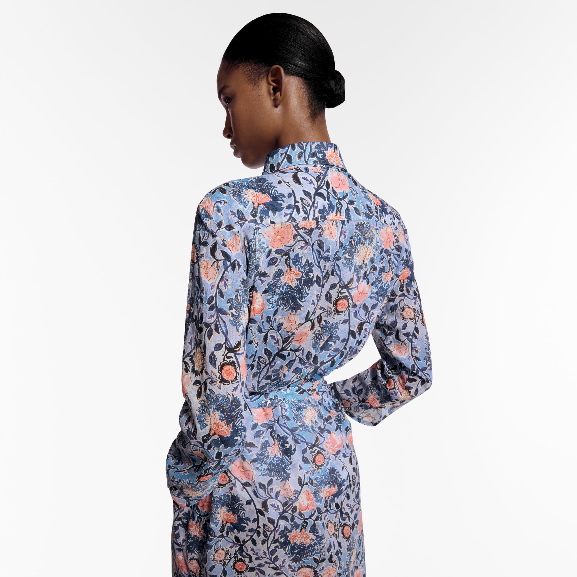  Ready-to-Wear Dresses Floral Vine Shirt Dress  | Louis Vuitton ® (Product zoom)