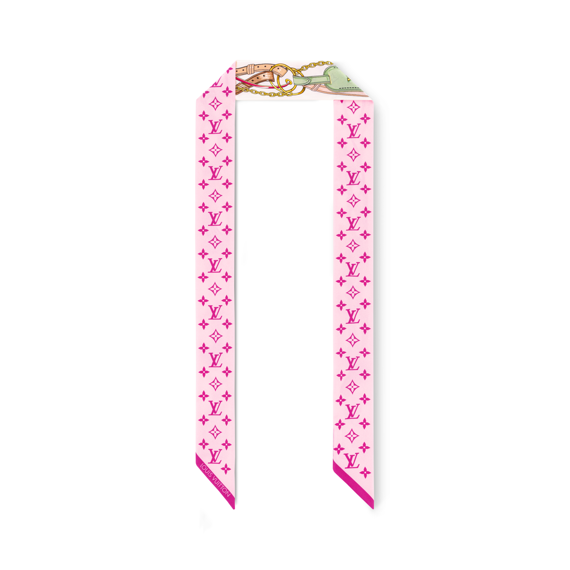 S00 Accessories Silk Squares and Bandeaus  Flower And Straps BB Bandeau | Louis Vuitton ® (Product zoom)