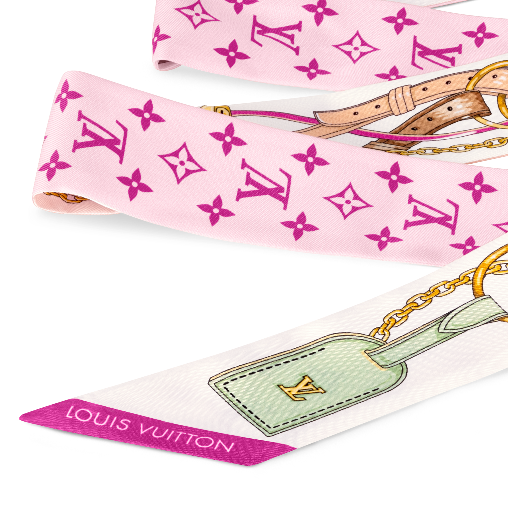 S00 Accessories Silk Squares and Bandeaus  Flower And Straps BB Bandeau | Louis Vuitton ® (Product zoom)