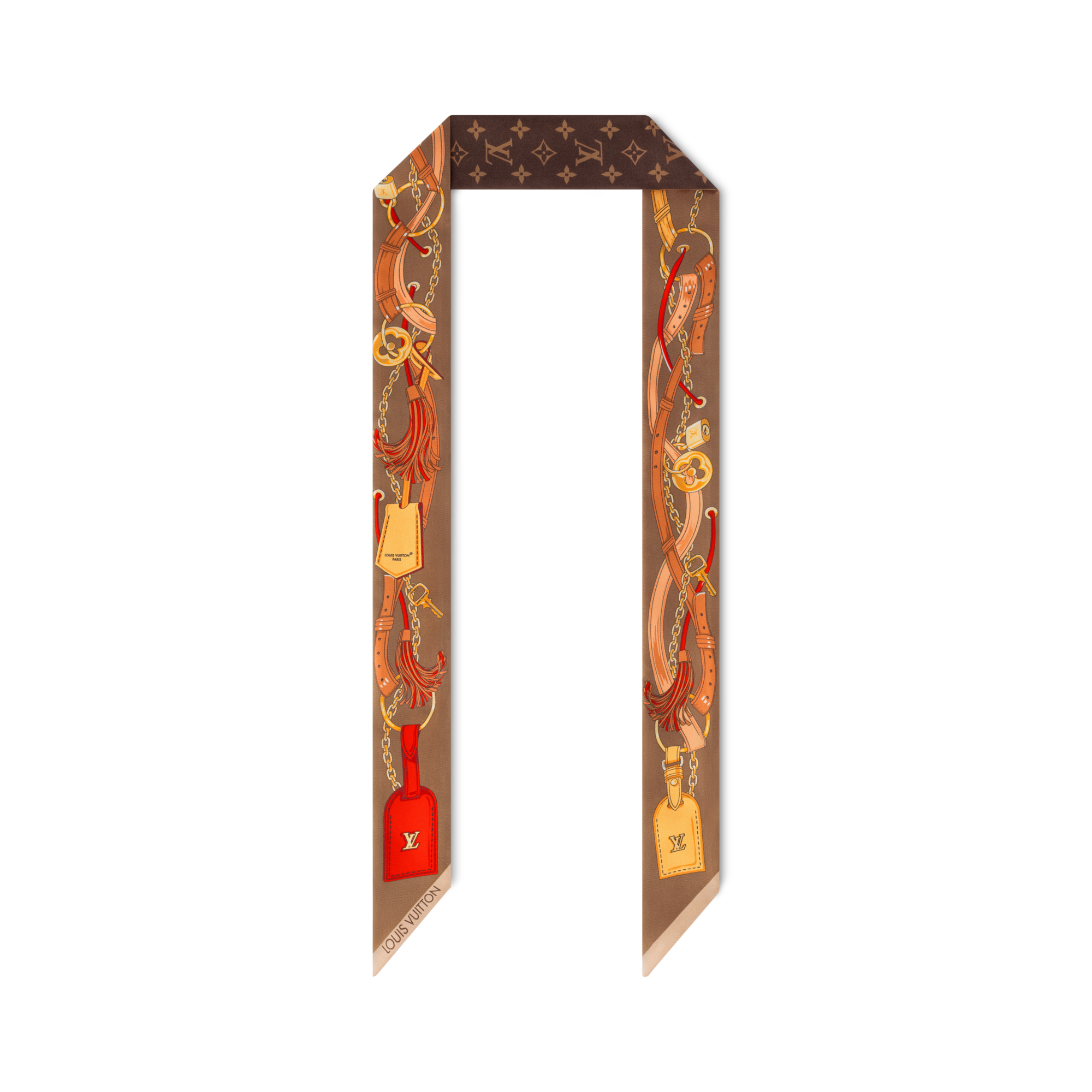 S00 Accessories Silk Squares and Bandeaus  Flower And Straps BB Bandeau | Louis Vuitton ® (Product zoom)