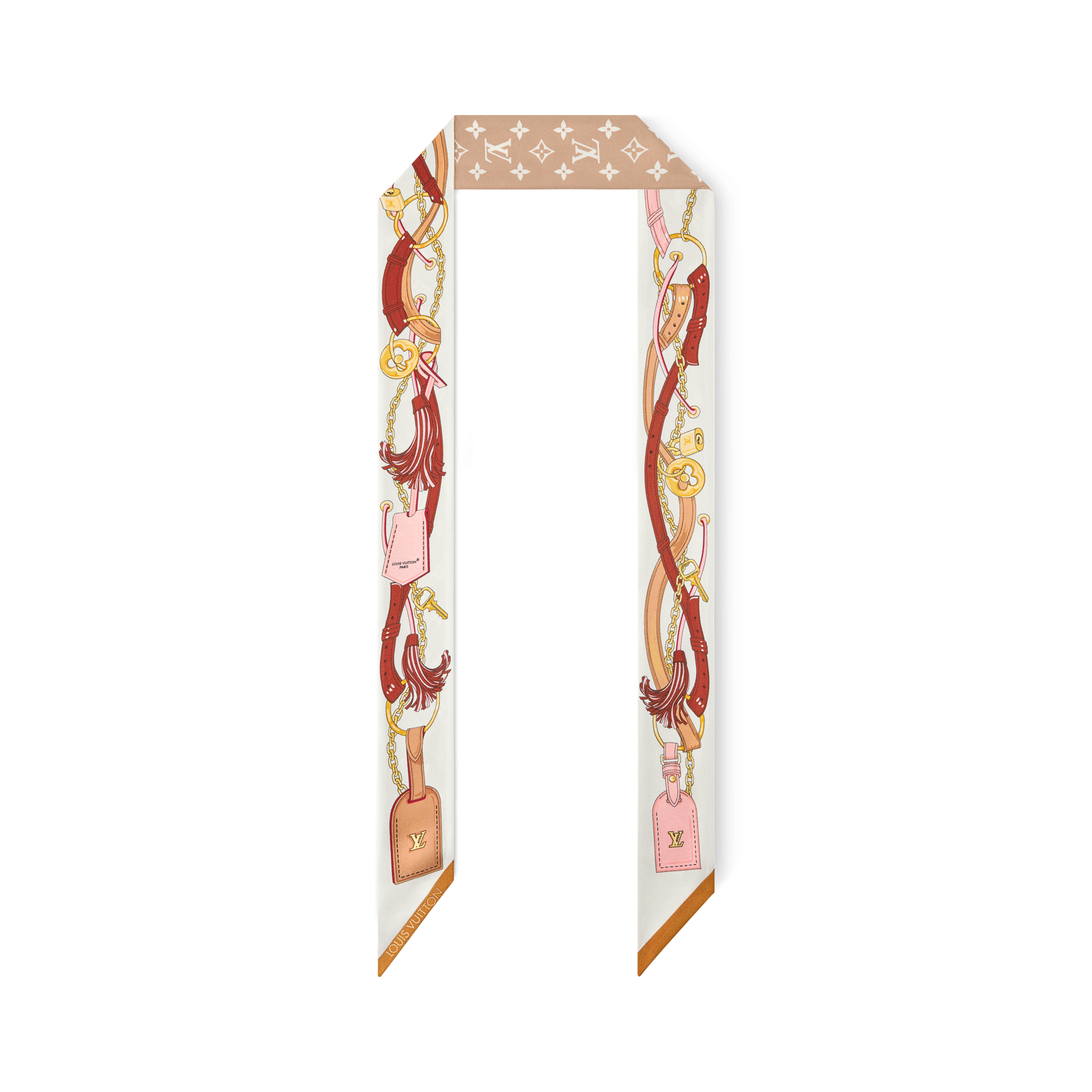 S00 Accessories Silk Squares and Bandeaus  Flower And Straps BB Bandeau | Louis Vuitton ® (Product zoom)