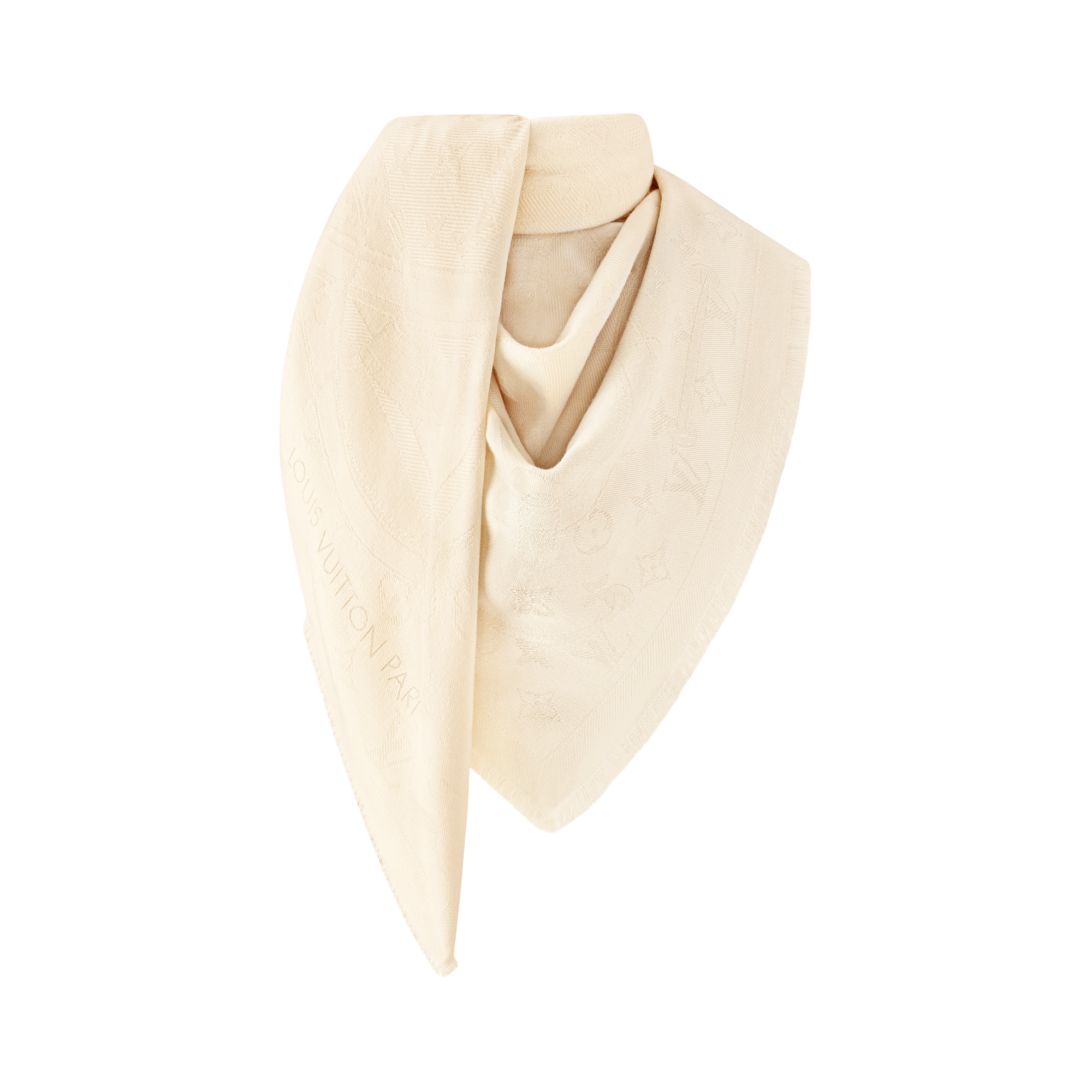 S00 Accessories Shawls and Stoles Flower And Straps Shawl | Louis Vuitton ® (Product zoom)
