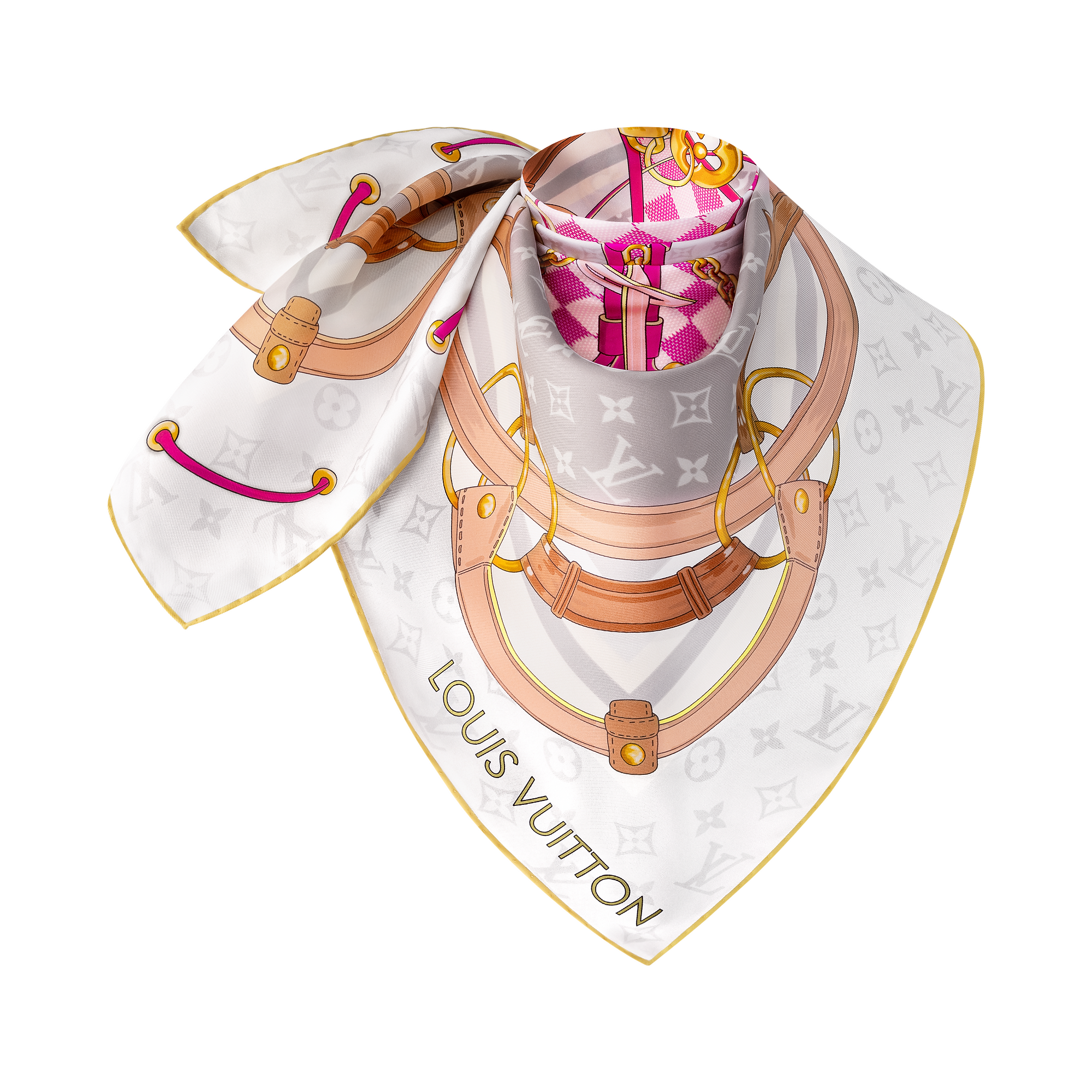 Flower And Straps Square 90